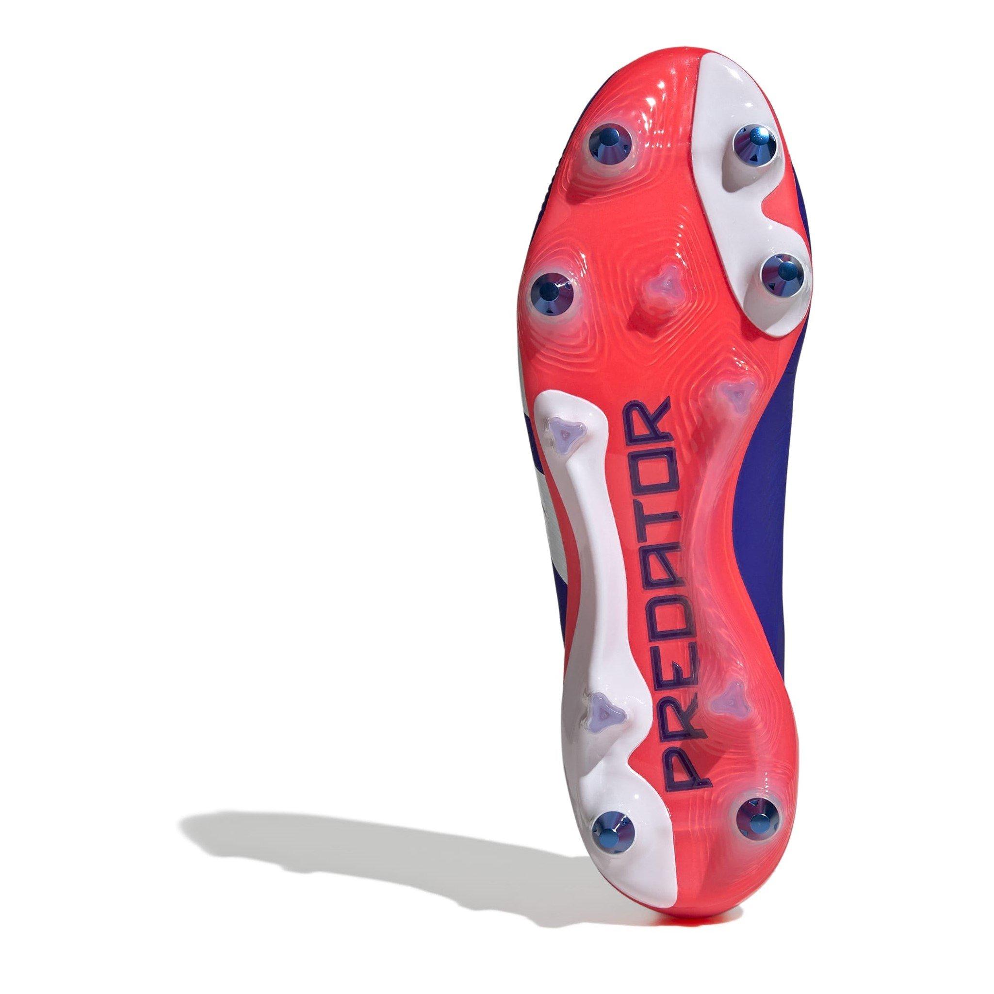 Blue/White/Red - adidas - Predator Elite Laceless Soft Ground Football Boots - 6