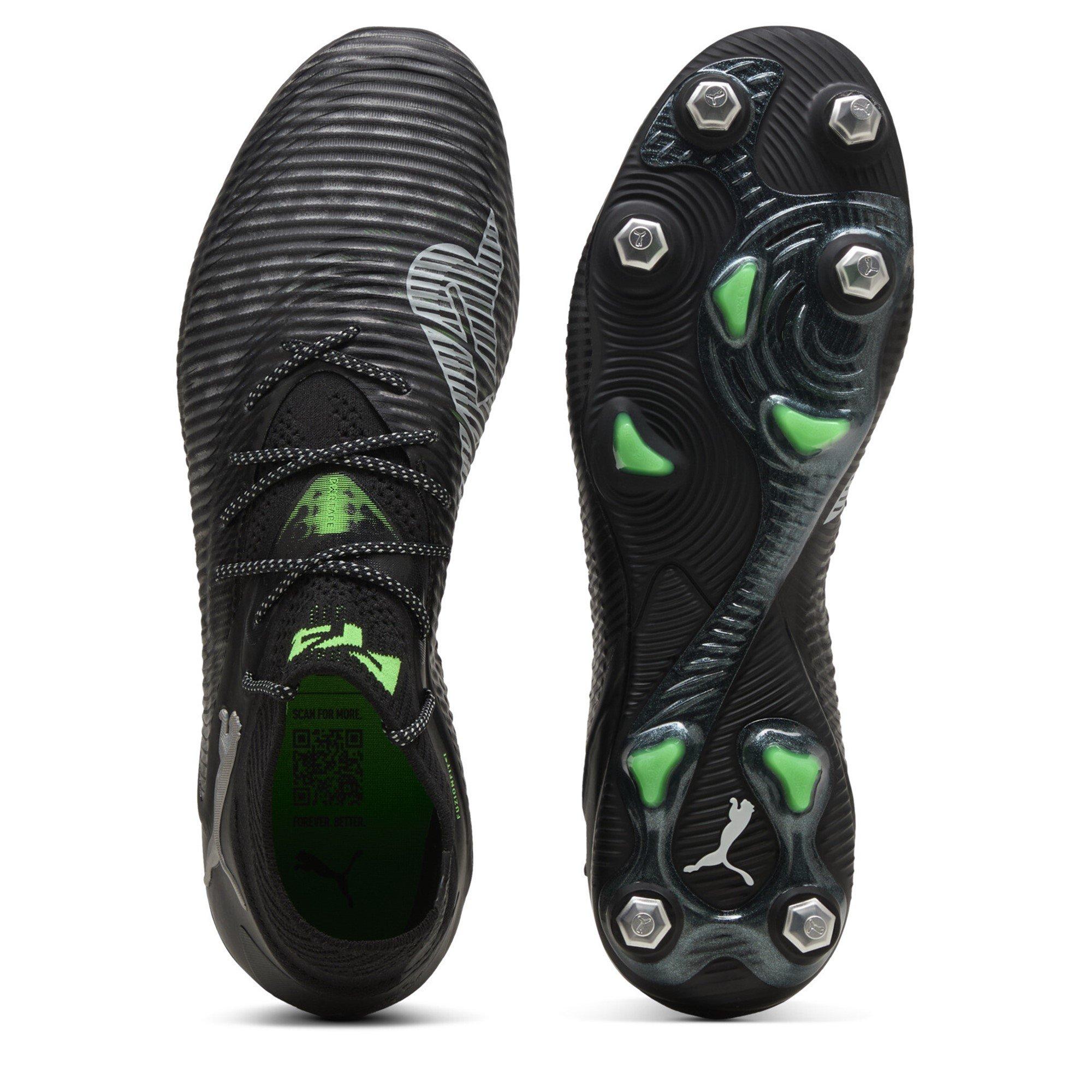 Black/Green - Puma - Future 8 Ultimate Soft Ground Football Boots - 3