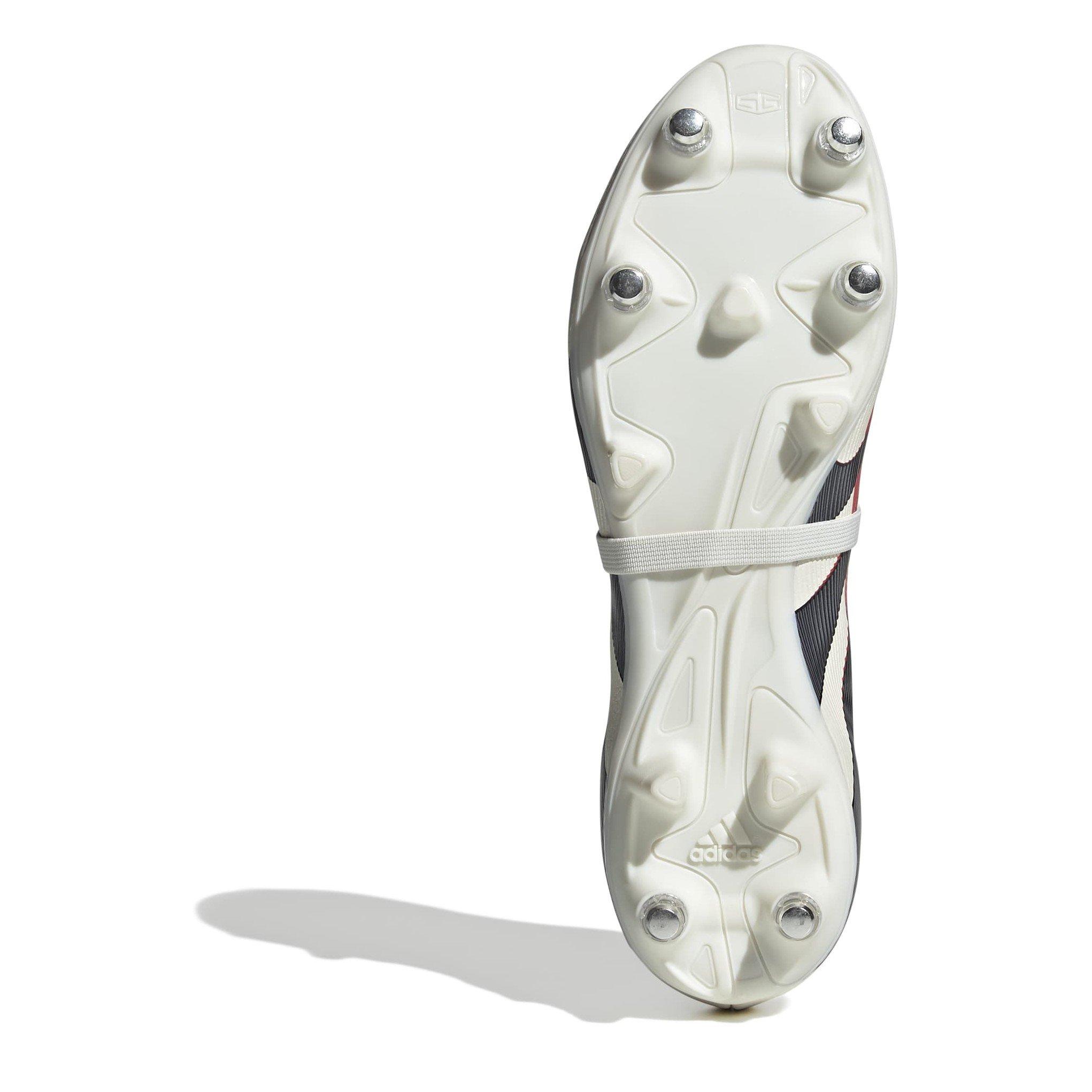 White/Black/Red - adidas - Predator League Fold Over Tongue Soft Ground Football Boots - 6