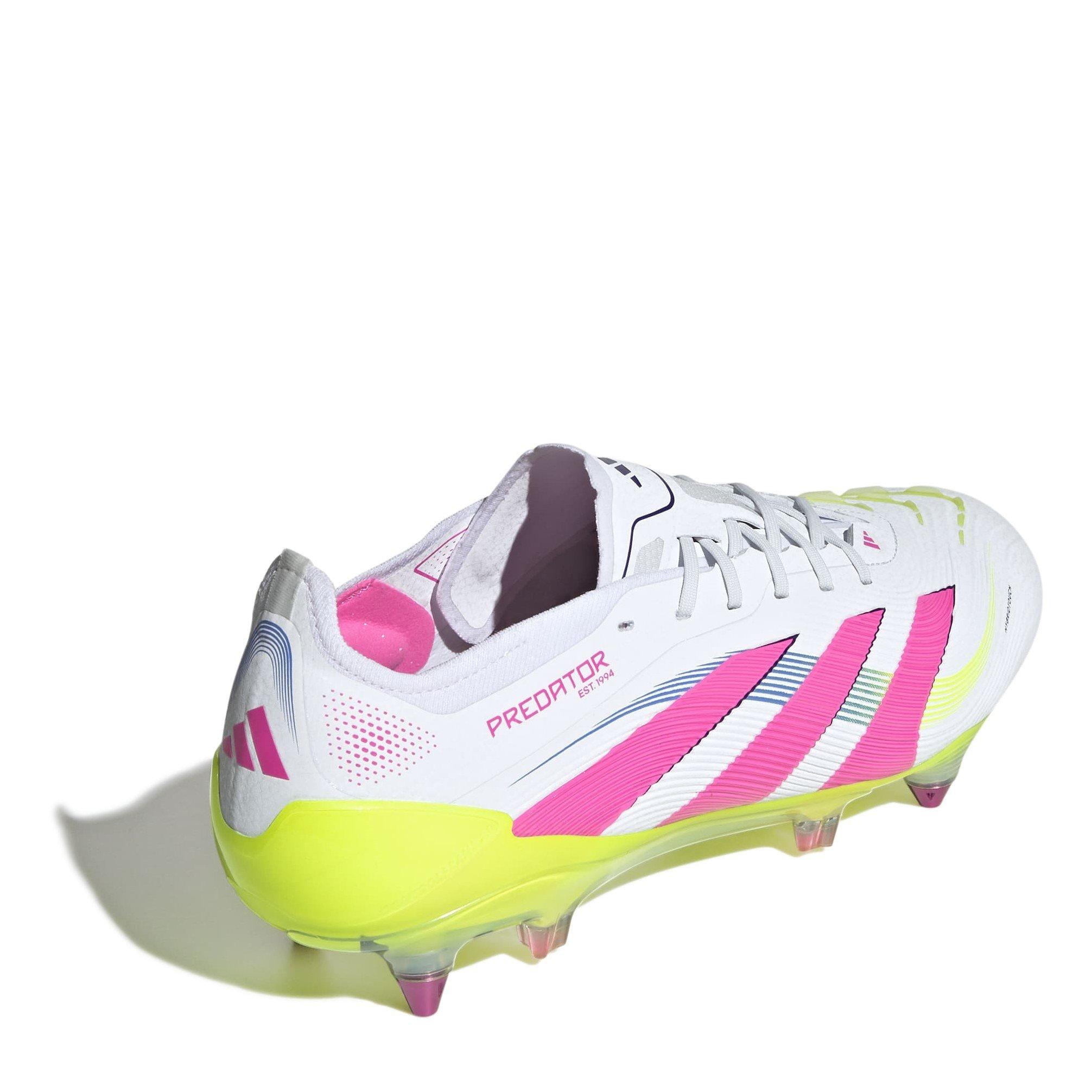 Blanc/Rose - adidas - Predator Elite Soft Ground Football Boots - 4