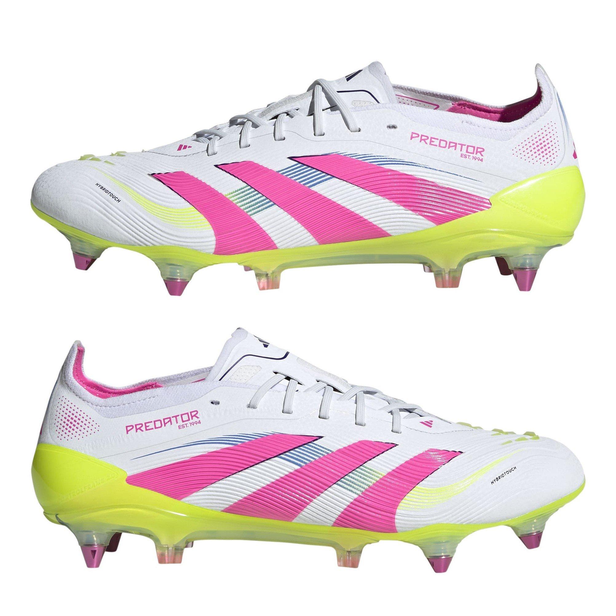 Blanc/Rose - adidas - Predator Elite Soft Ground Football Boots - 9