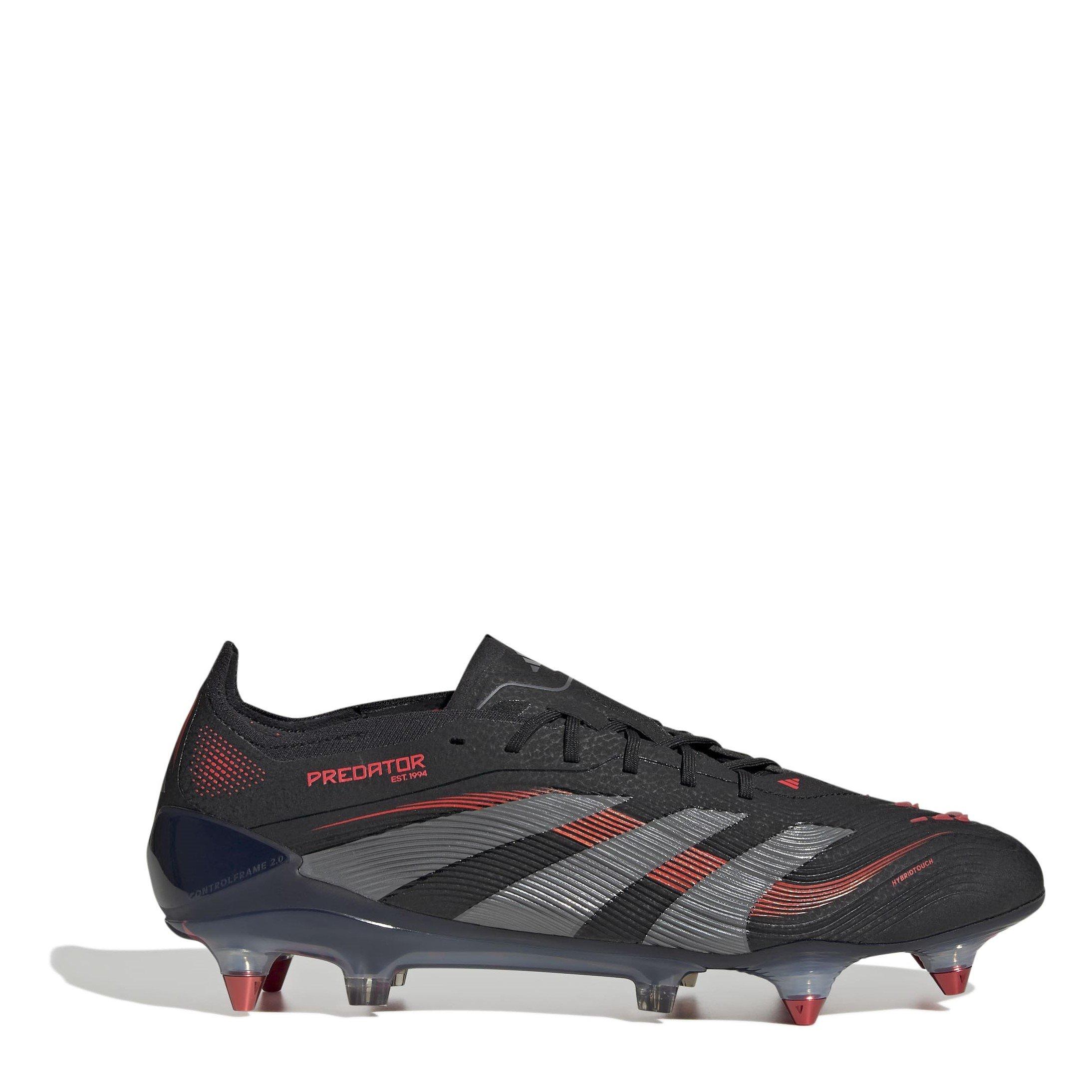 Black/Grey - adidas - Predator Elite Soft Ground Football Boots - 1