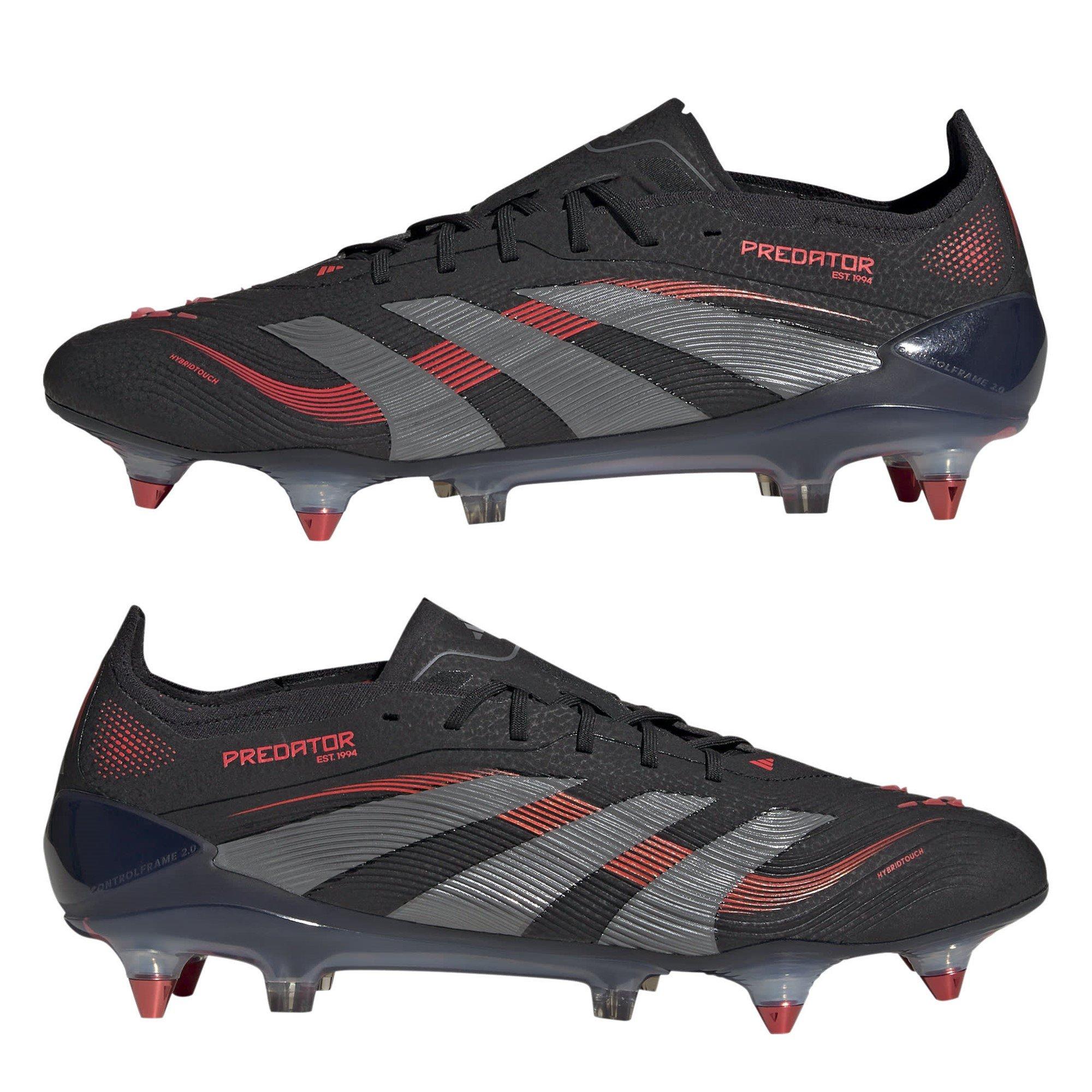 Black/Grey - adidas - Predator Elite Soft Ground Football Boots - 9