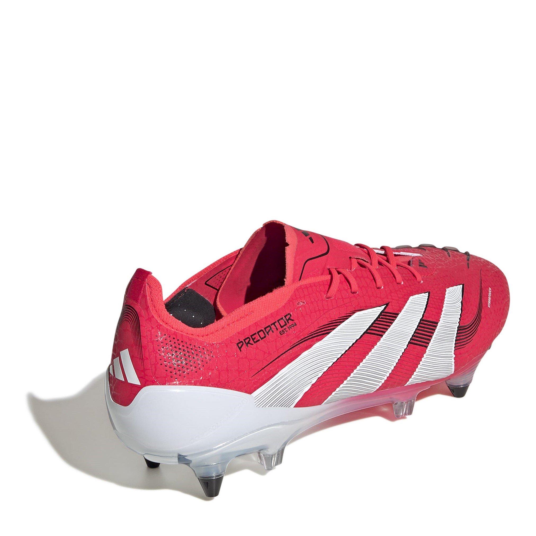 Rood/Wit - adidas - Predator Elite Soft Ground Football Boots - 4