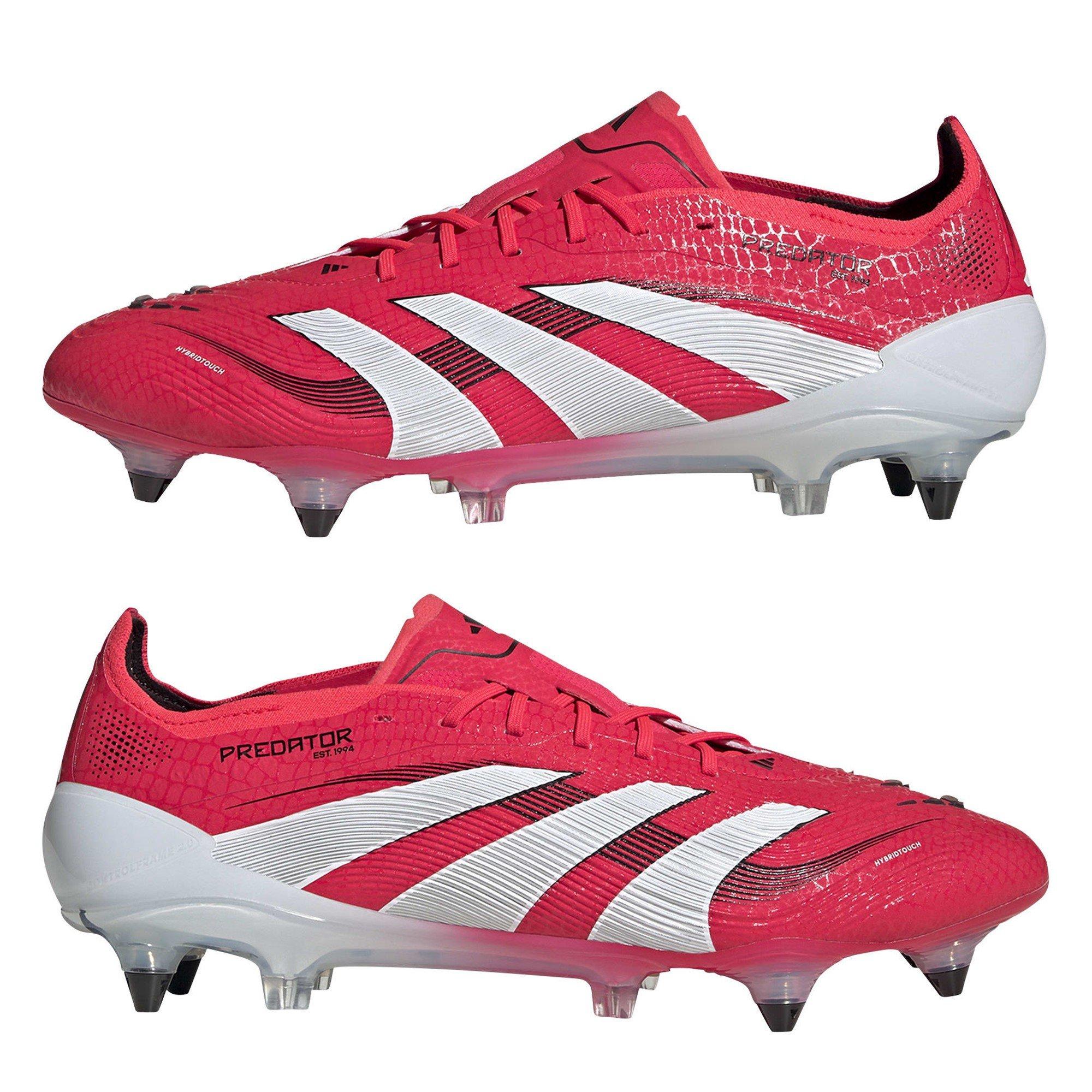 Rood/Wit - adidas - Predator Elite Soft Ground Football Boots - 9
