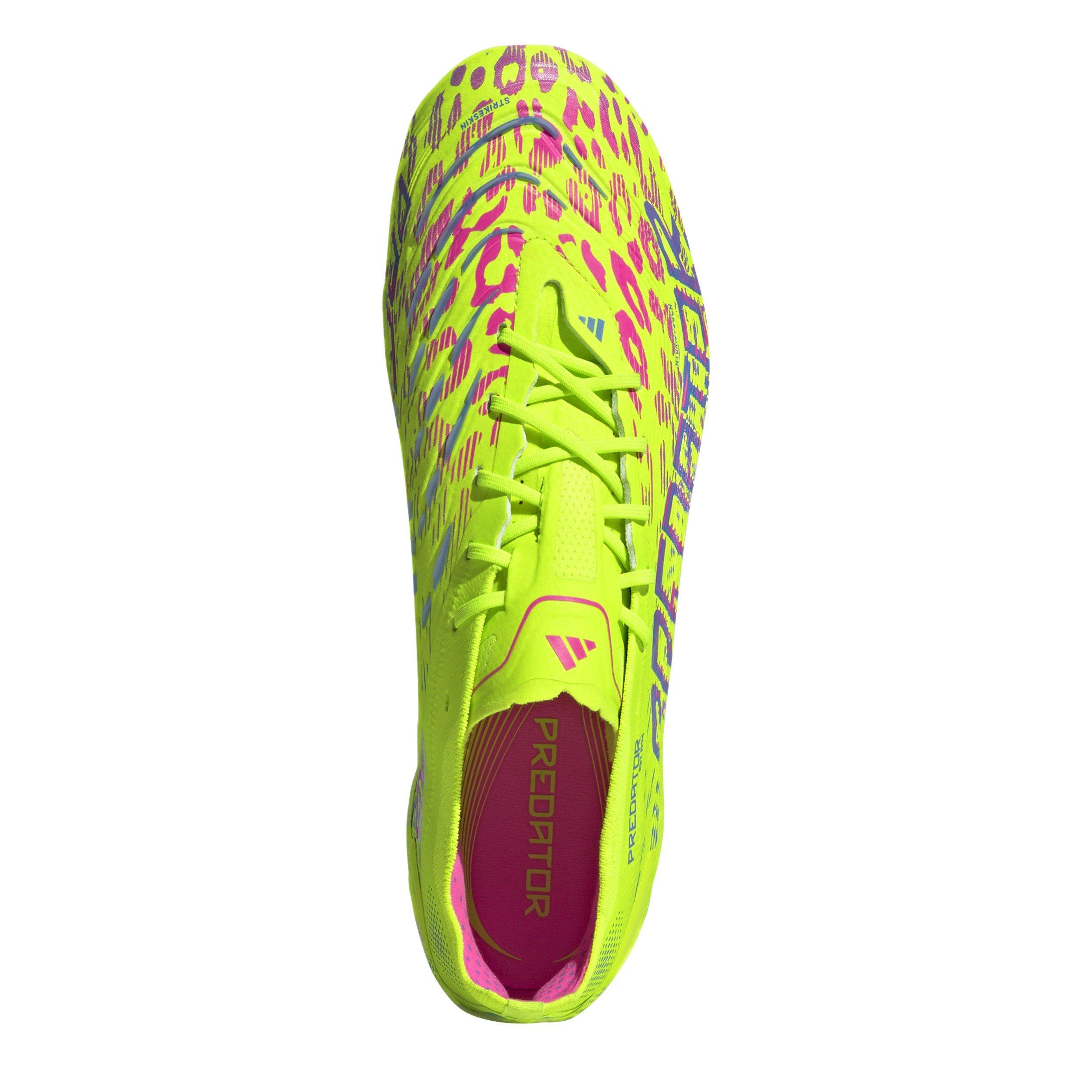Lem/Pink/Blue - adidas - Predator Elite Soft Ground Football Boots - 5