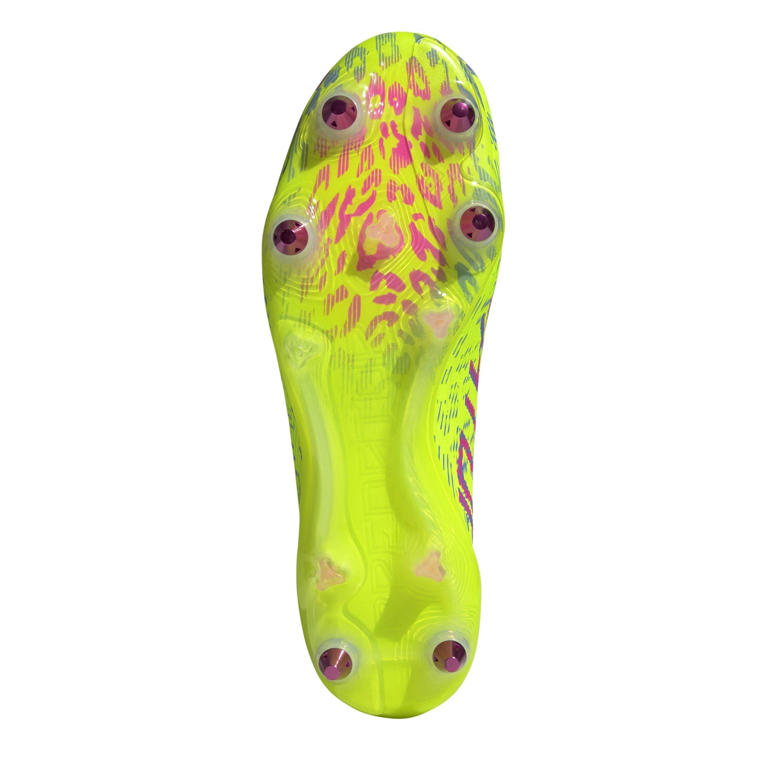 Lem/Pink/Blue - adidas - Predator Elite Soft Ground Football Boots - 6