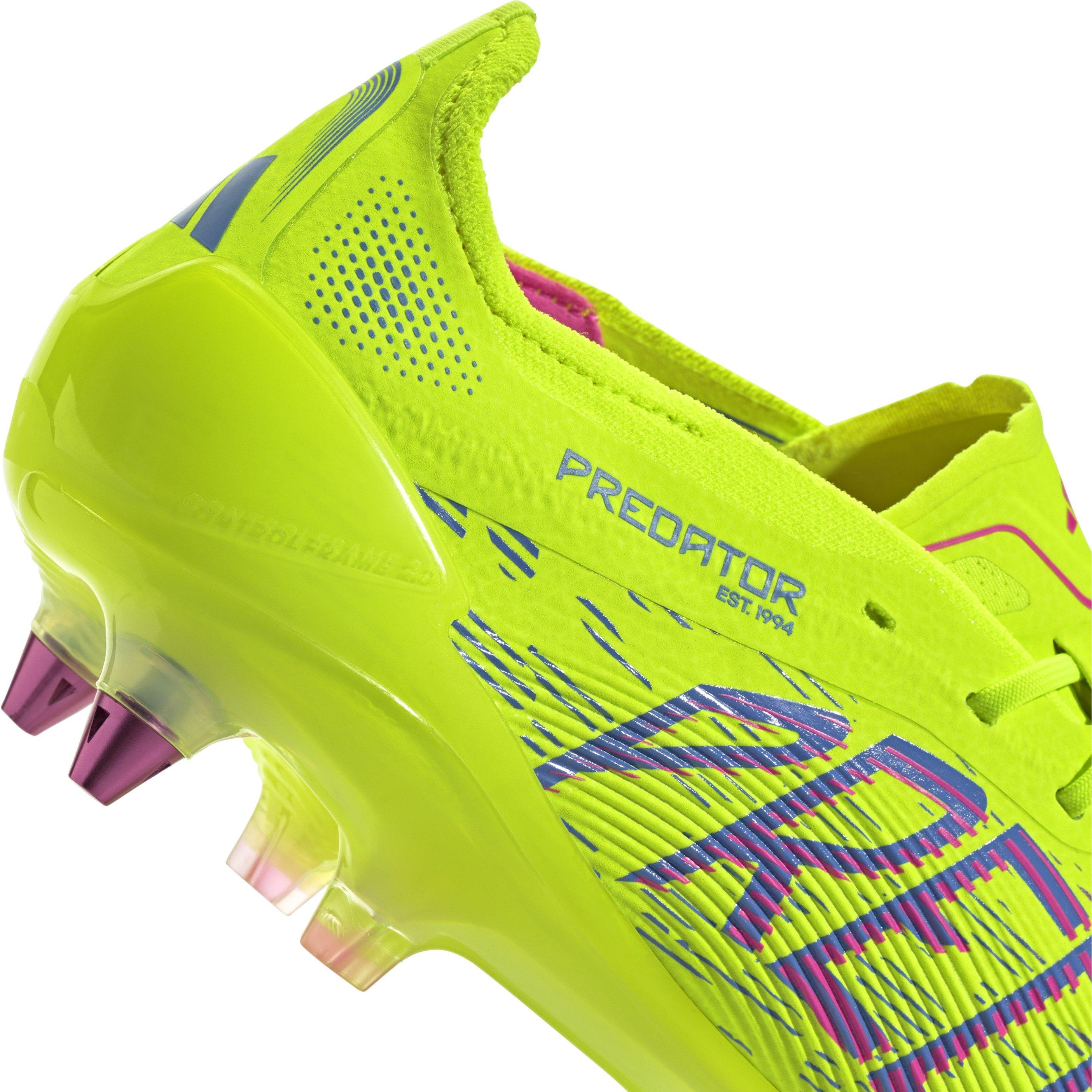 Lem/Pink/Blue - adidas - Predator Elite Soft Ground Football Boots - 7