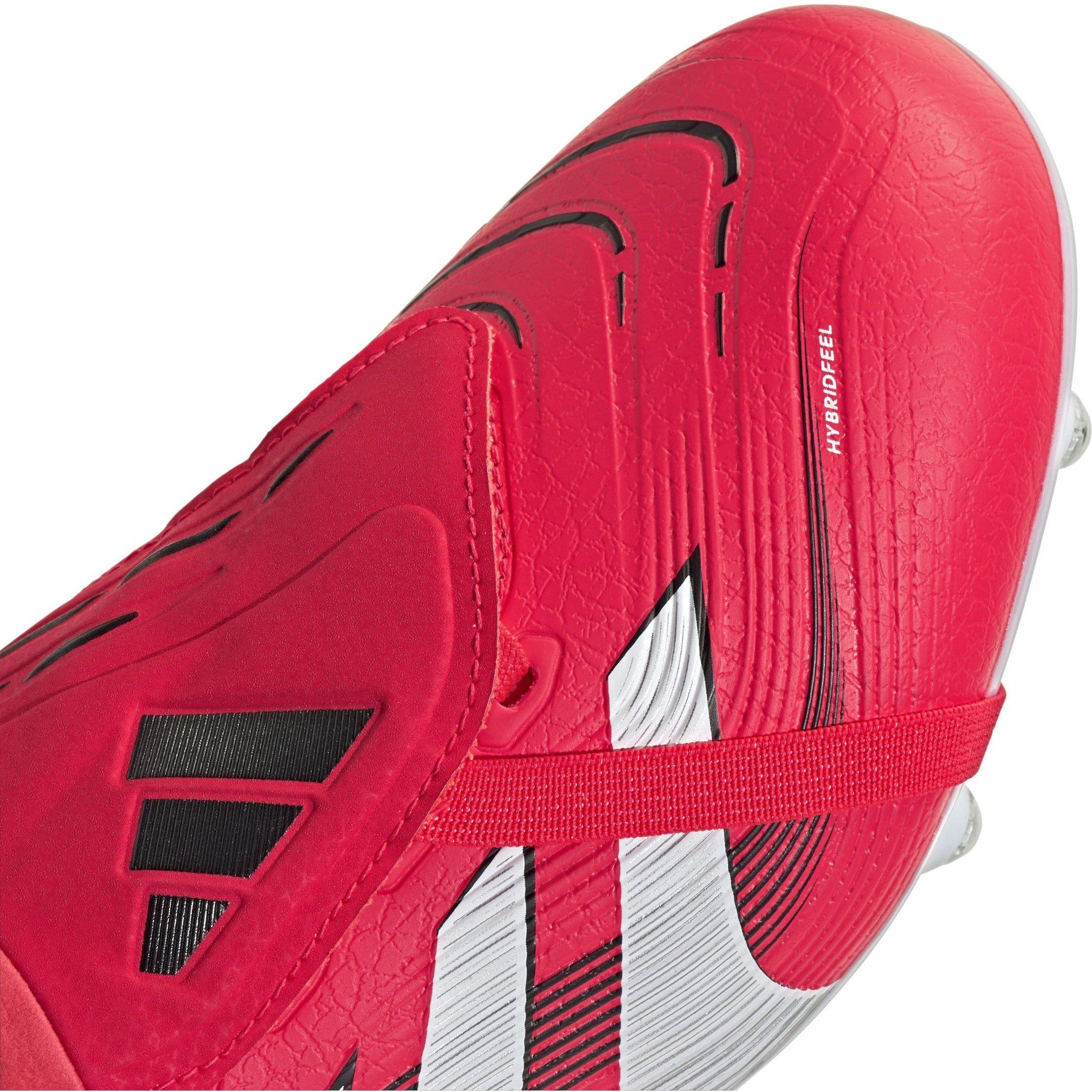 Rood/Wit - adidas - Predator League Fold-Over Tongue Soft Ground Football Boots - 7