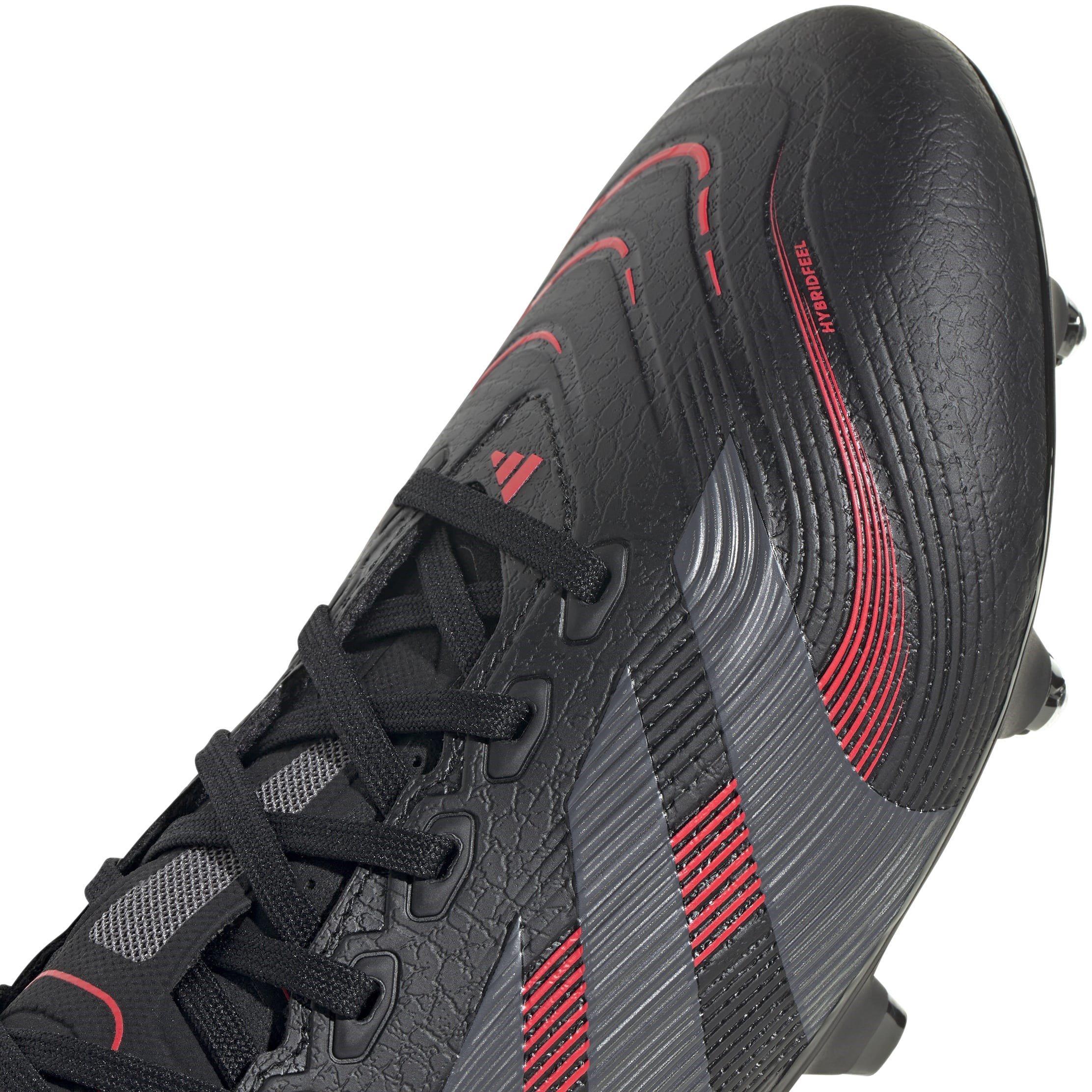 Black/Grey - adidas - Predator League Soft Ground Football Boots - 8