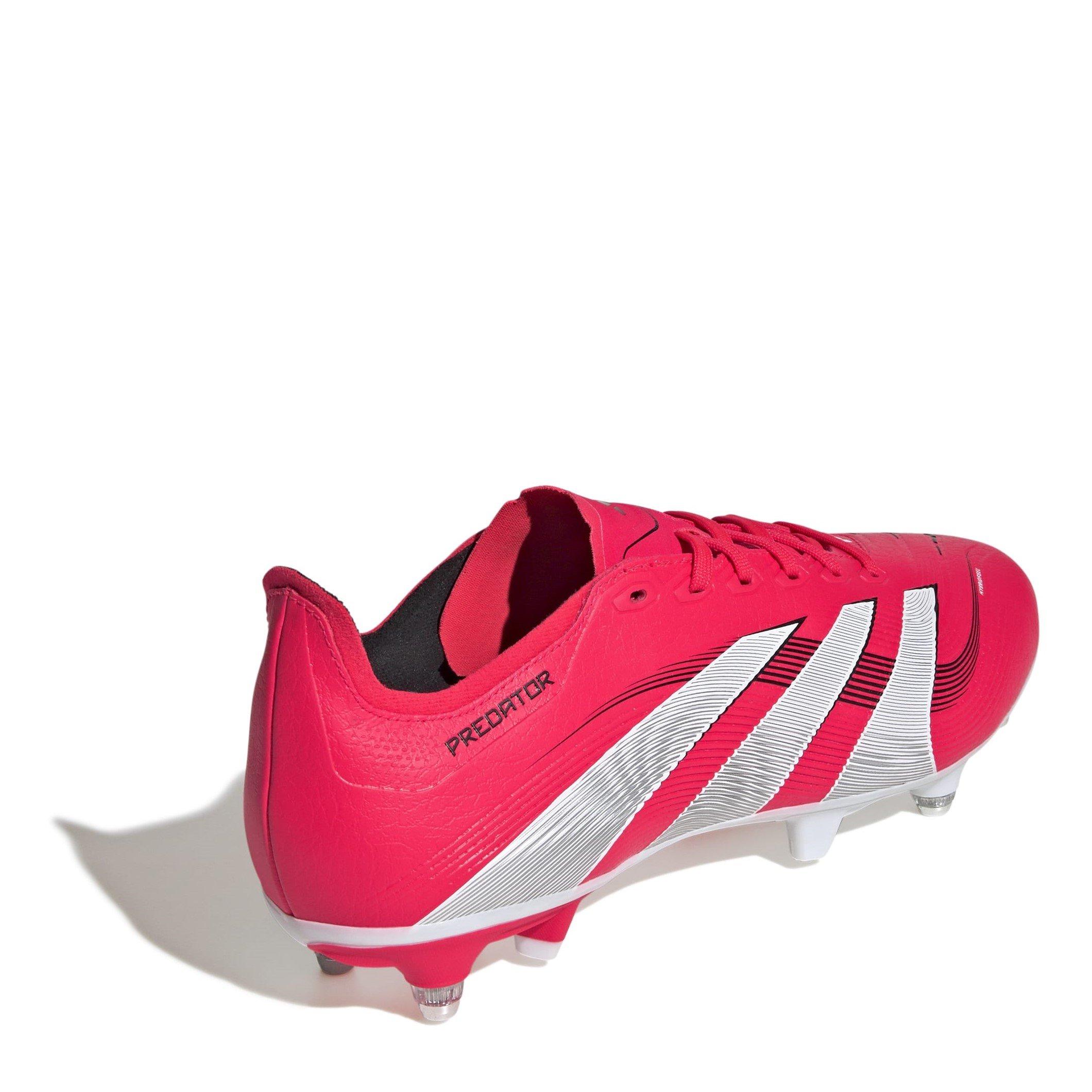 Rood/Wit - adidas - Predator League Soft Ground Football Boots - 4
