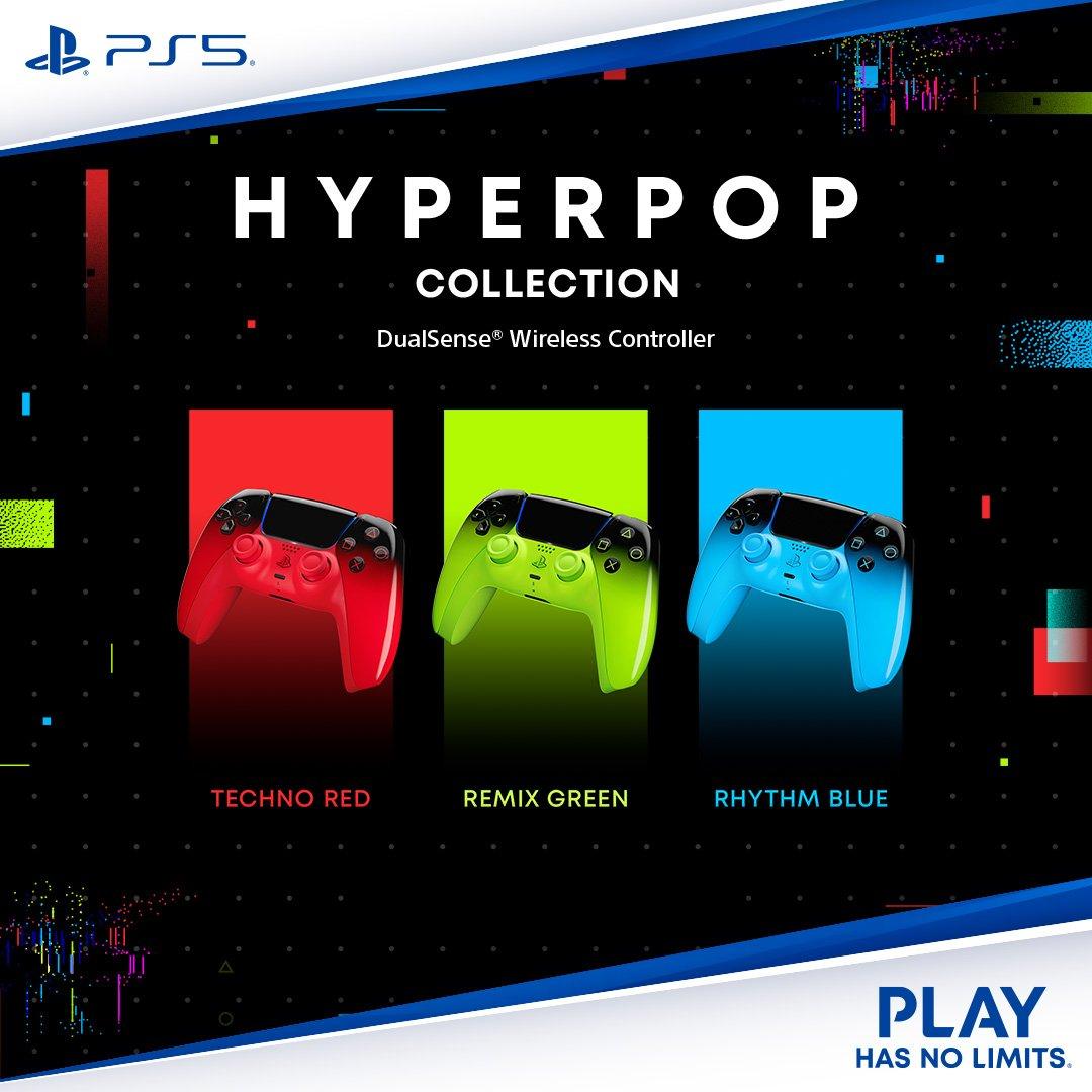 PlayStation Hyperpop DualSense Controllers