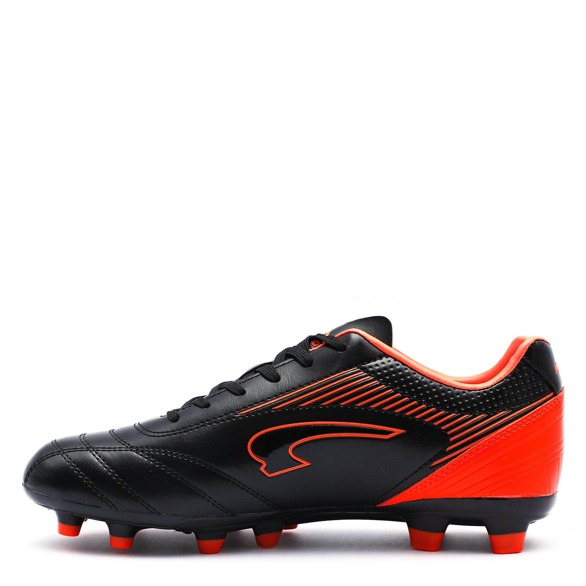 Black/Orange - Kronos - Costa 6 Firm Ground Football Boots - 2