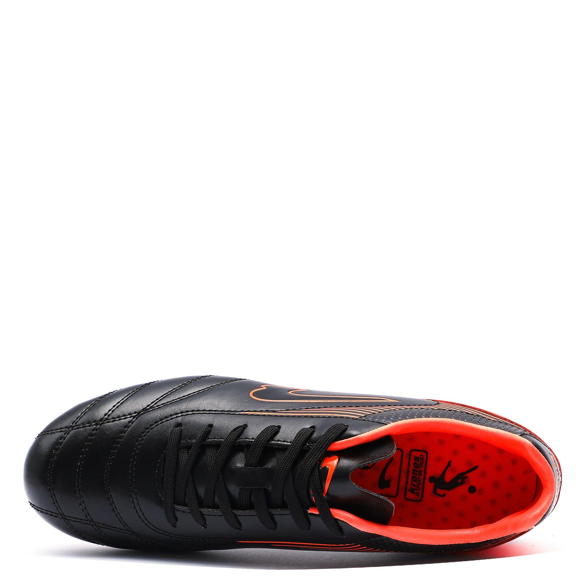 Black/Orange - Kronos - Costa 6 Firm Ground Football Boots - 3
