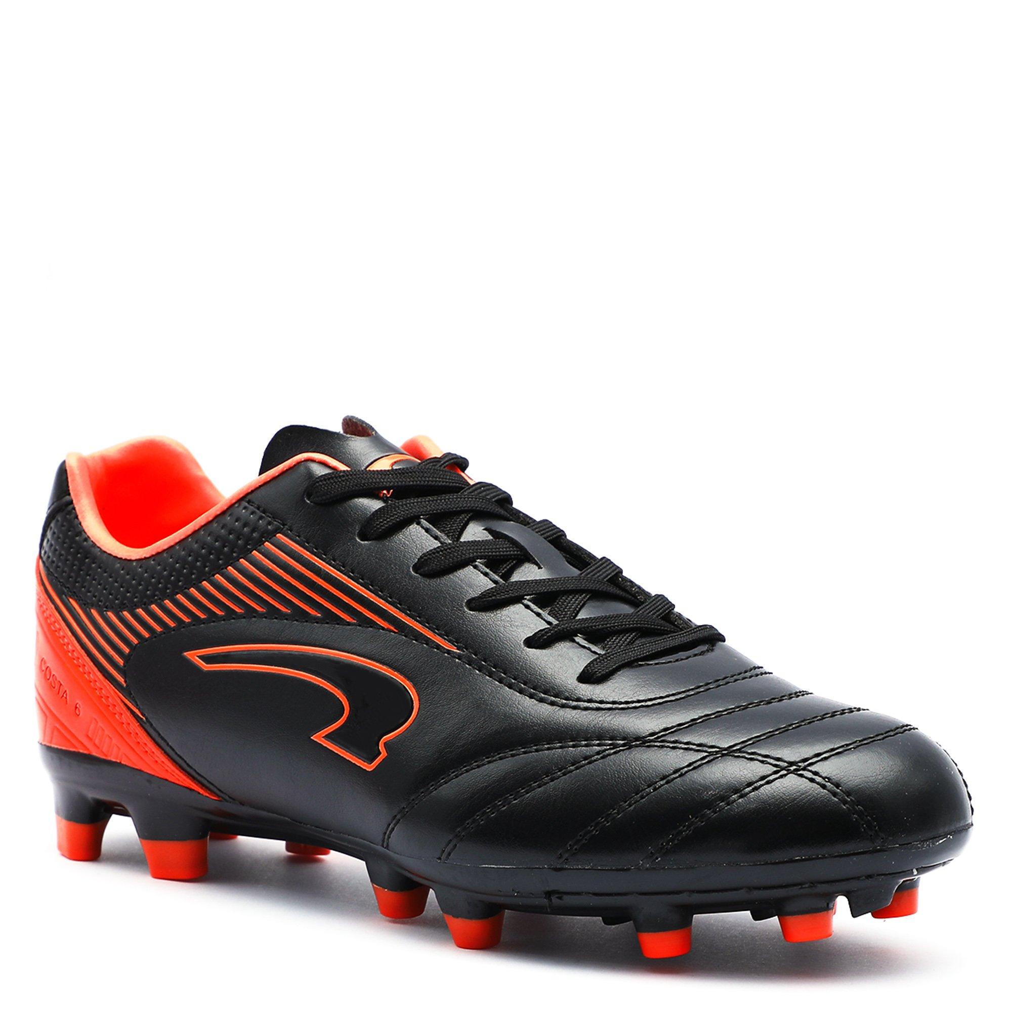 Black/Orange - Kronos - Costa 6 Firm Ground Football Boots - 5