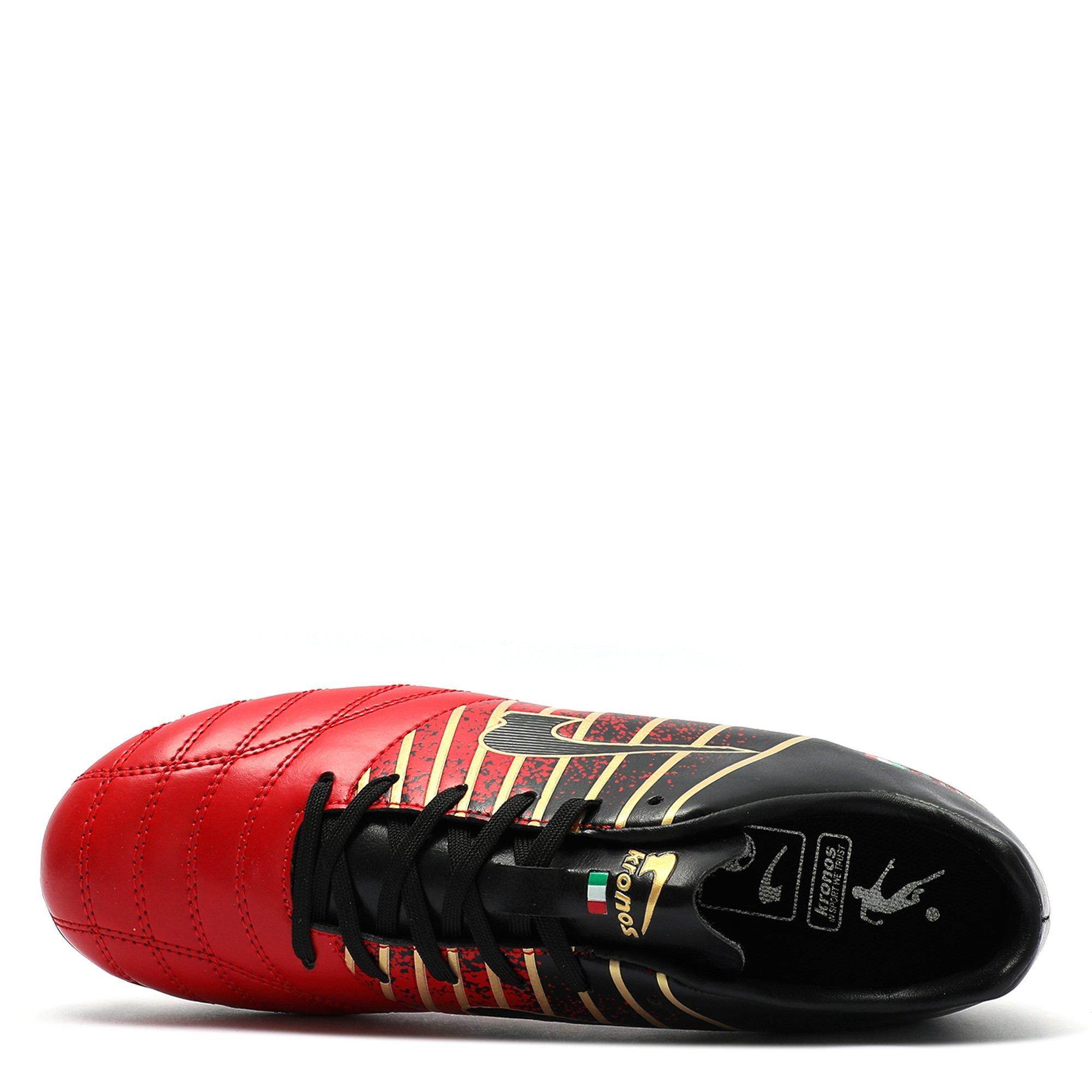 Red/Black - Kronos - IGABE 2 Firm Ground Football Boots - 3