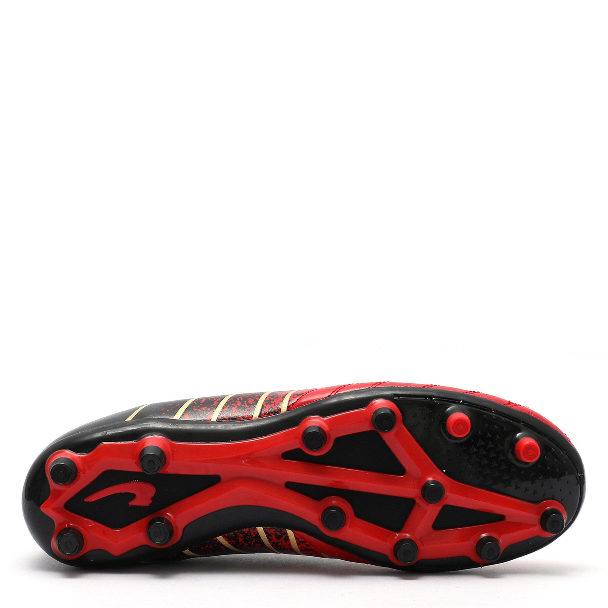 Red/Black - Kronos - IGABE 2 Firm Ground Football Boots - 4
