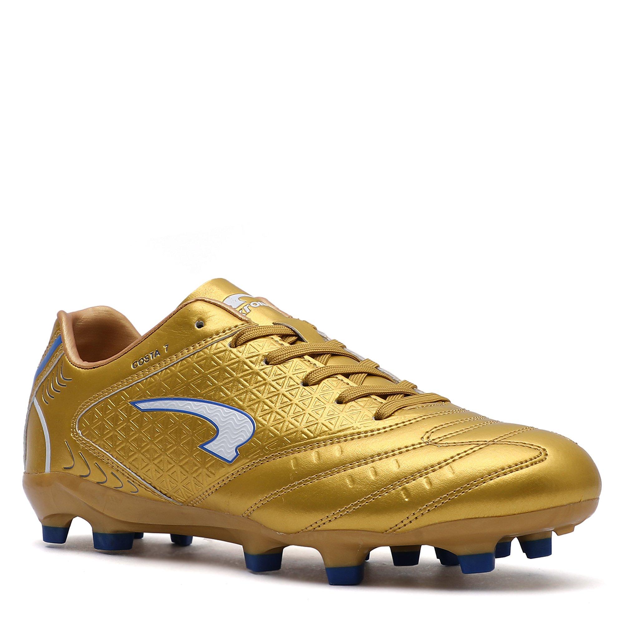 Gold/White - Kronos - Costa 7 Firm Ground Boots - 5