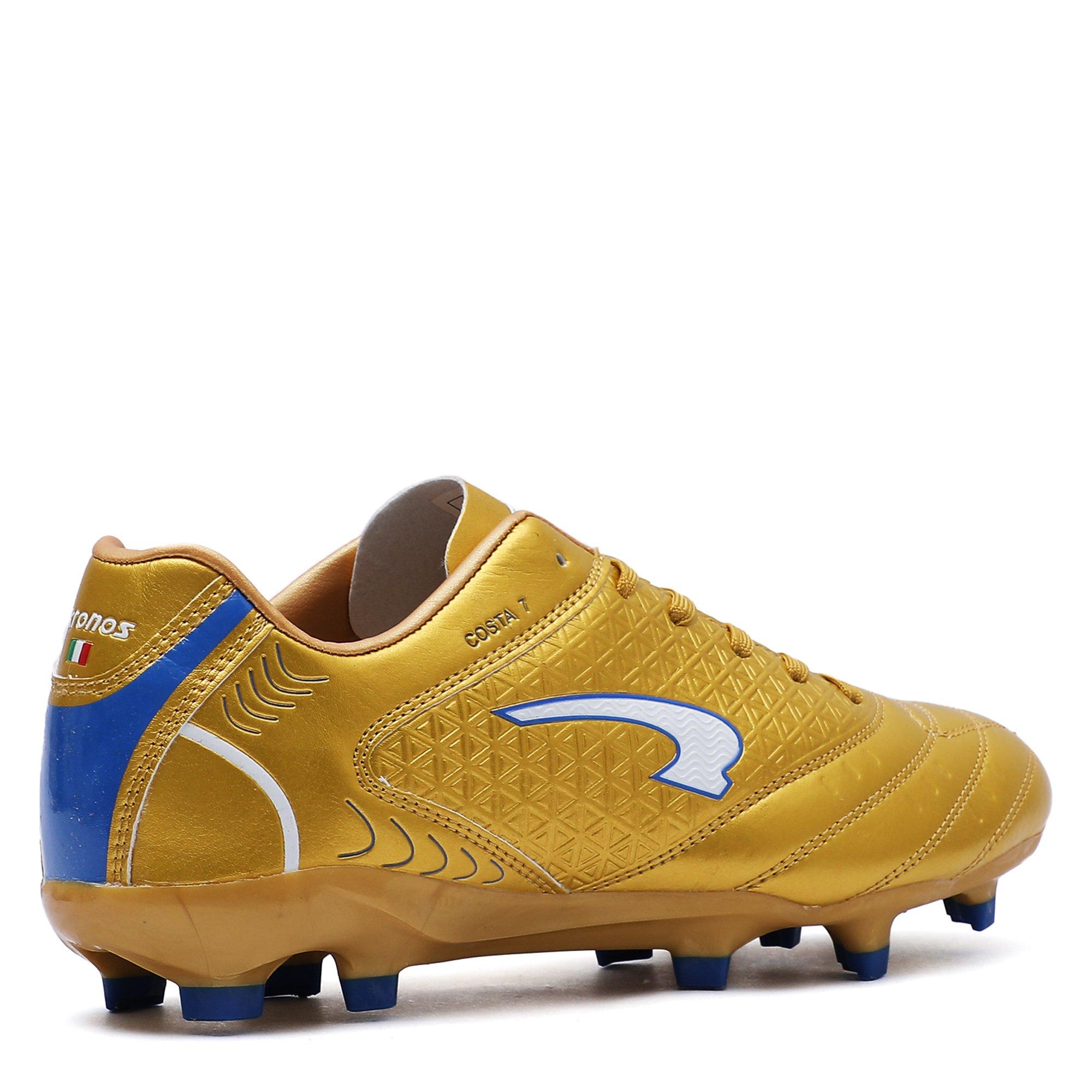 Gold/White - Kronos - Costa 7 Firm Ground Boots - 6