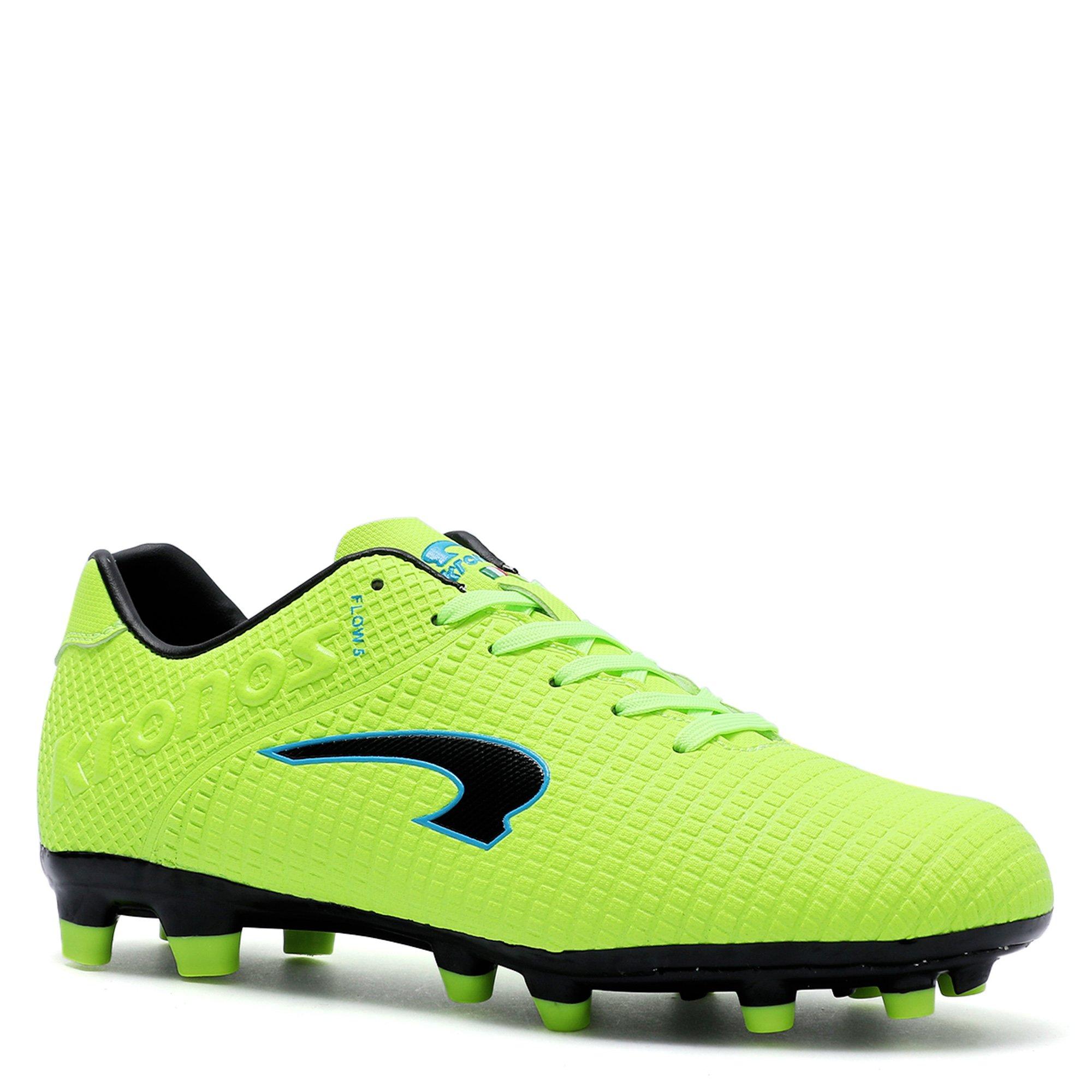 Green/Black - Kronos - Flow 5 Firm Ground Football Boots - 5