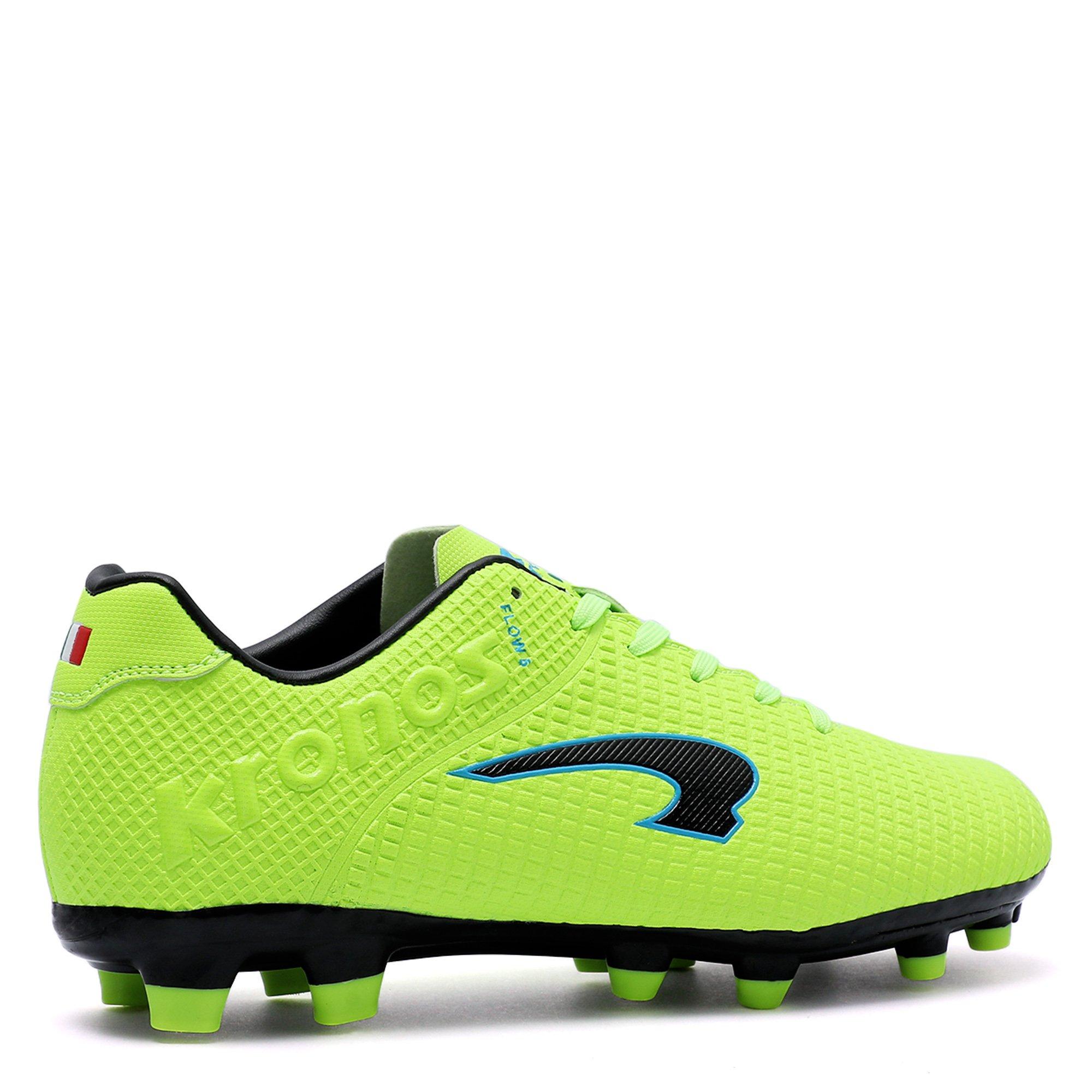 Green/Black - Kronos - Flow 5 Firm Ground Football Boots - 6
