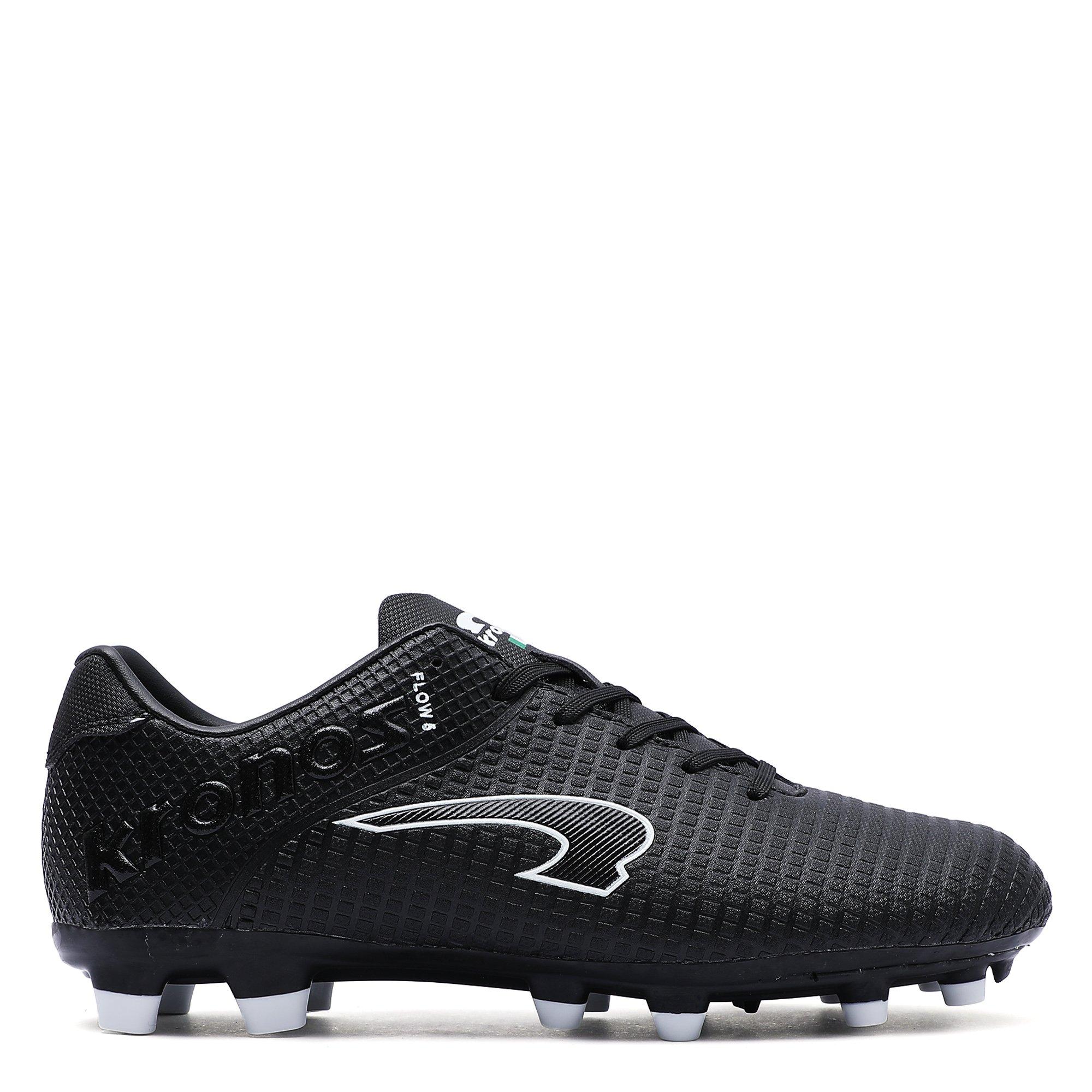 Black/White - Kronos - Flow 5 Firm Ground Football Boots - 1