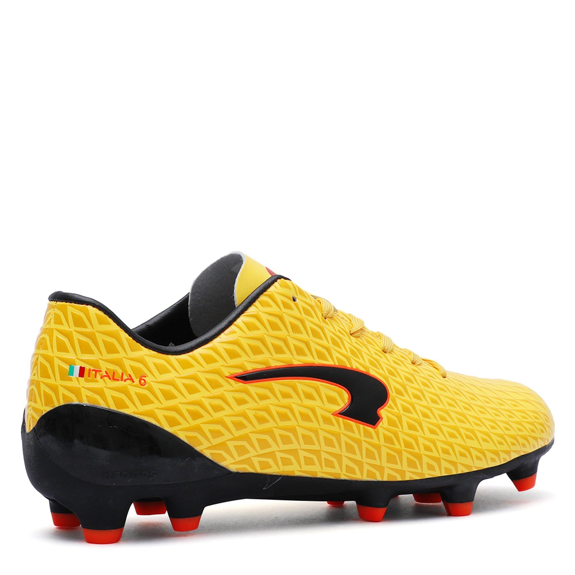 Gold/Blk/Org - Kronos - Italia 6 Firm Ground Football Boots - 6