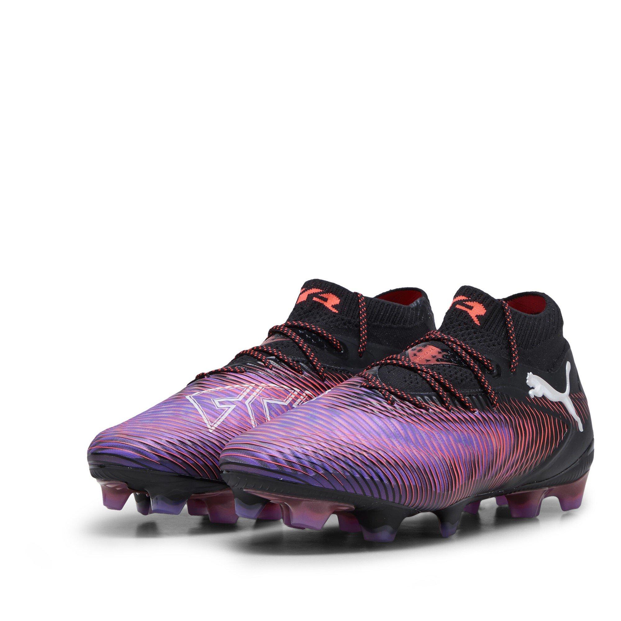 Puma Women's Future 8 Ultimate Firm Ground Football Boots - Black/Purple - 3.5 (36)
