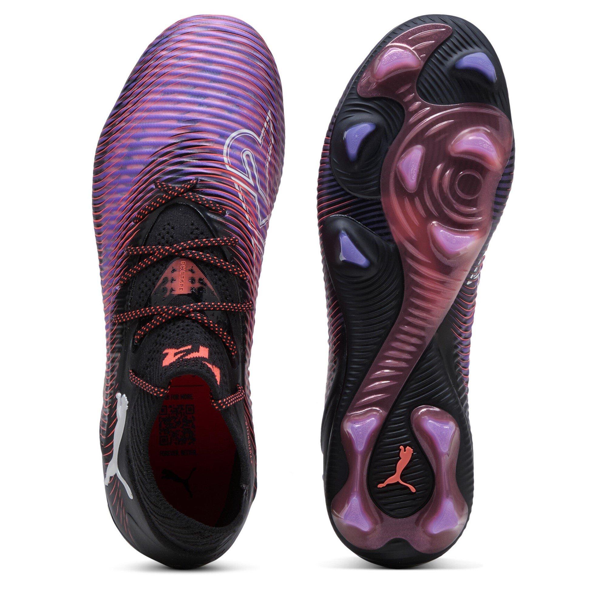 Nero/Viola - Puma - FUTURE 8 ULTIMATE Womens Firm Ground Football Boots - 3