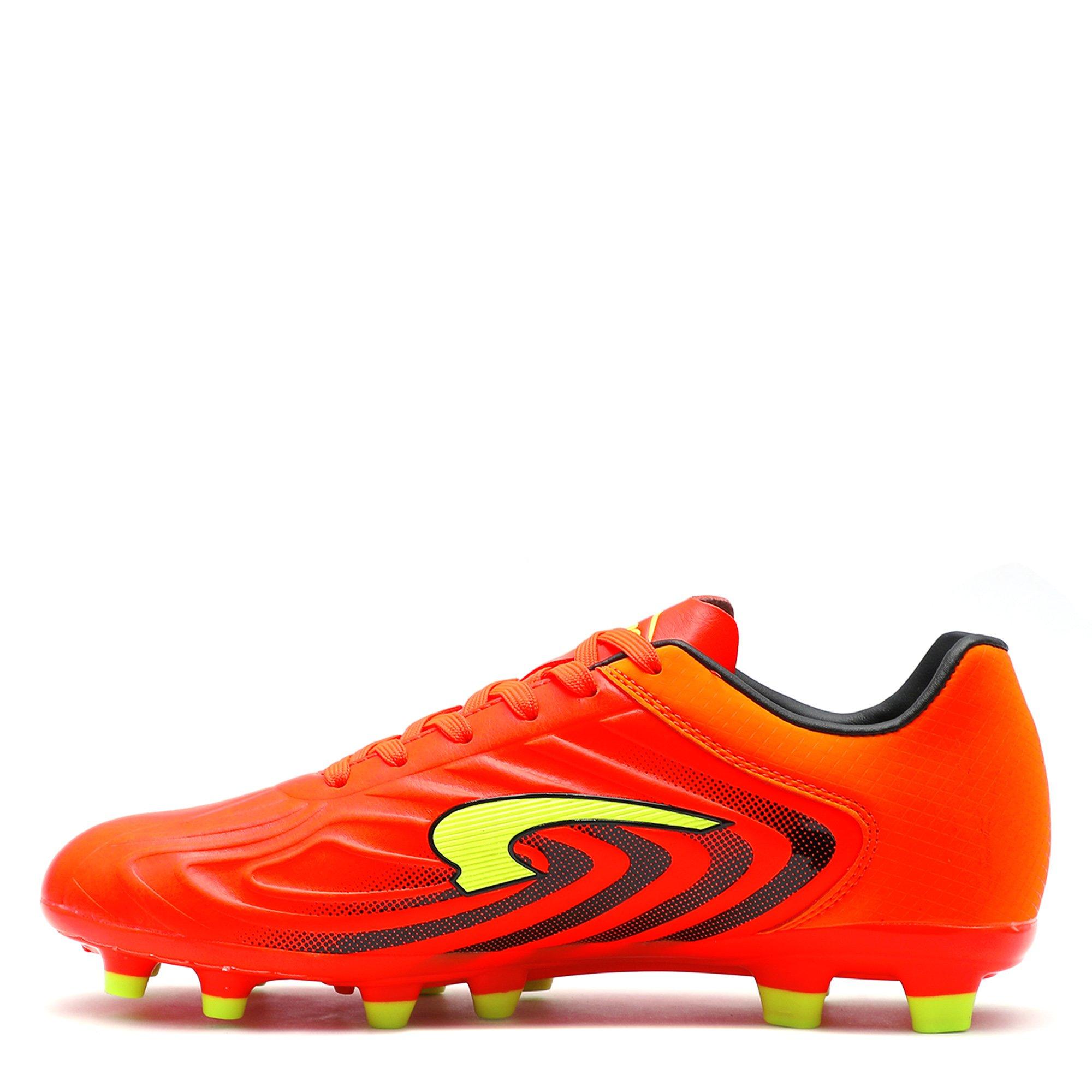Orange/N.Green - Kronos - Flow 4 Firm Ground Football Boots - 2