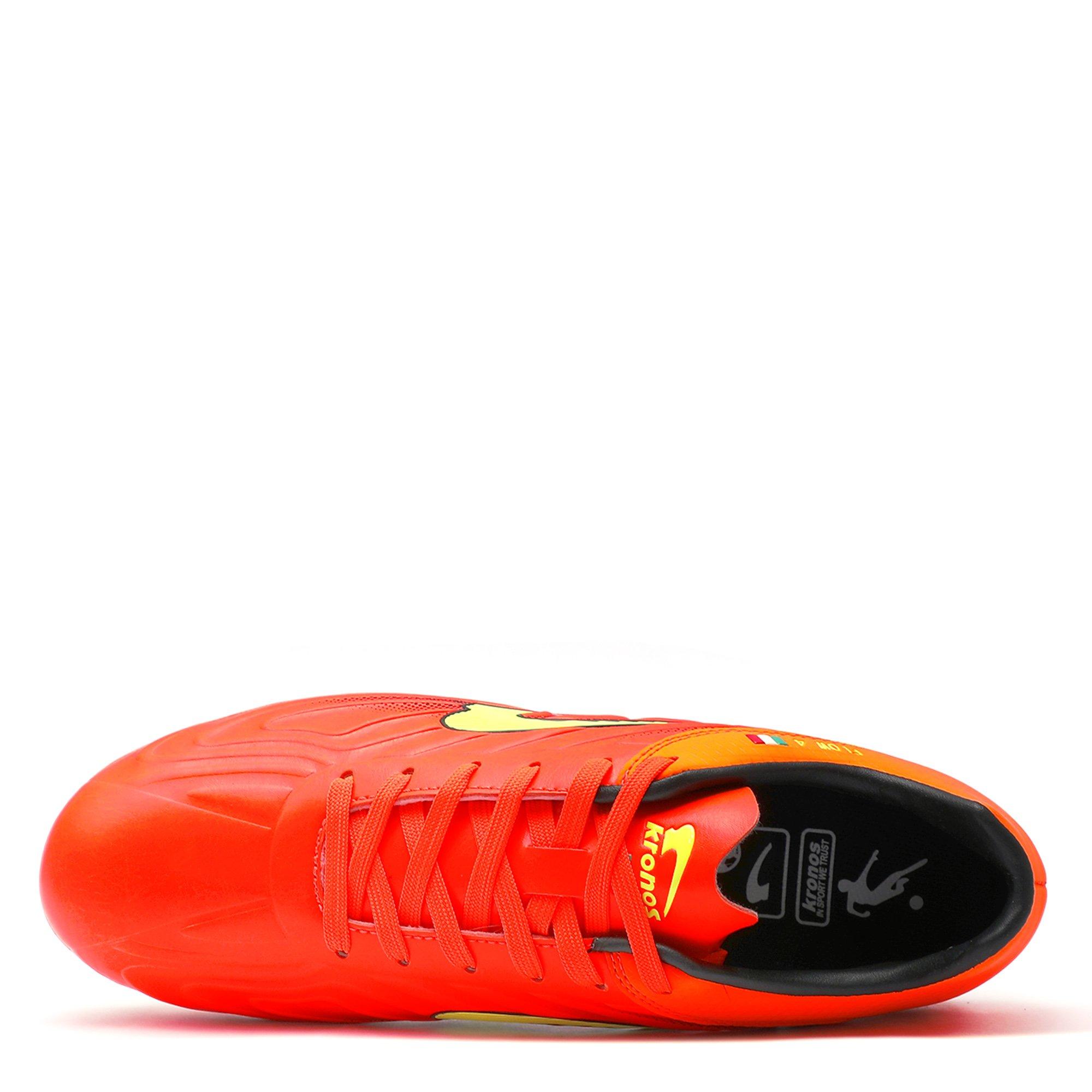 Orange/N.Green - Kronos - Flow 4 Firm Ground Football Boots - 3