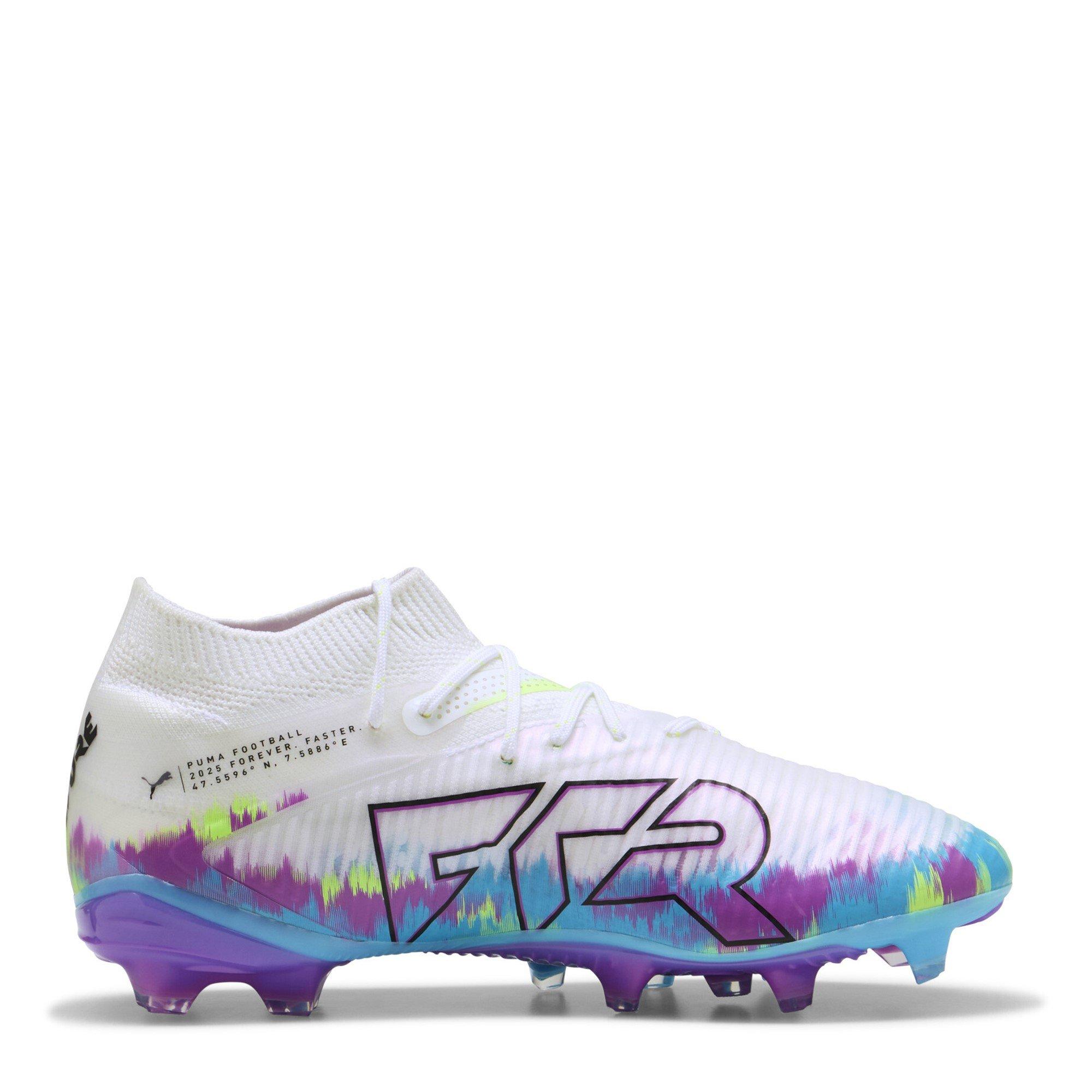White/Multi - Puma - King Pro Light Up Womens Artificial Ground Football Boots - 4