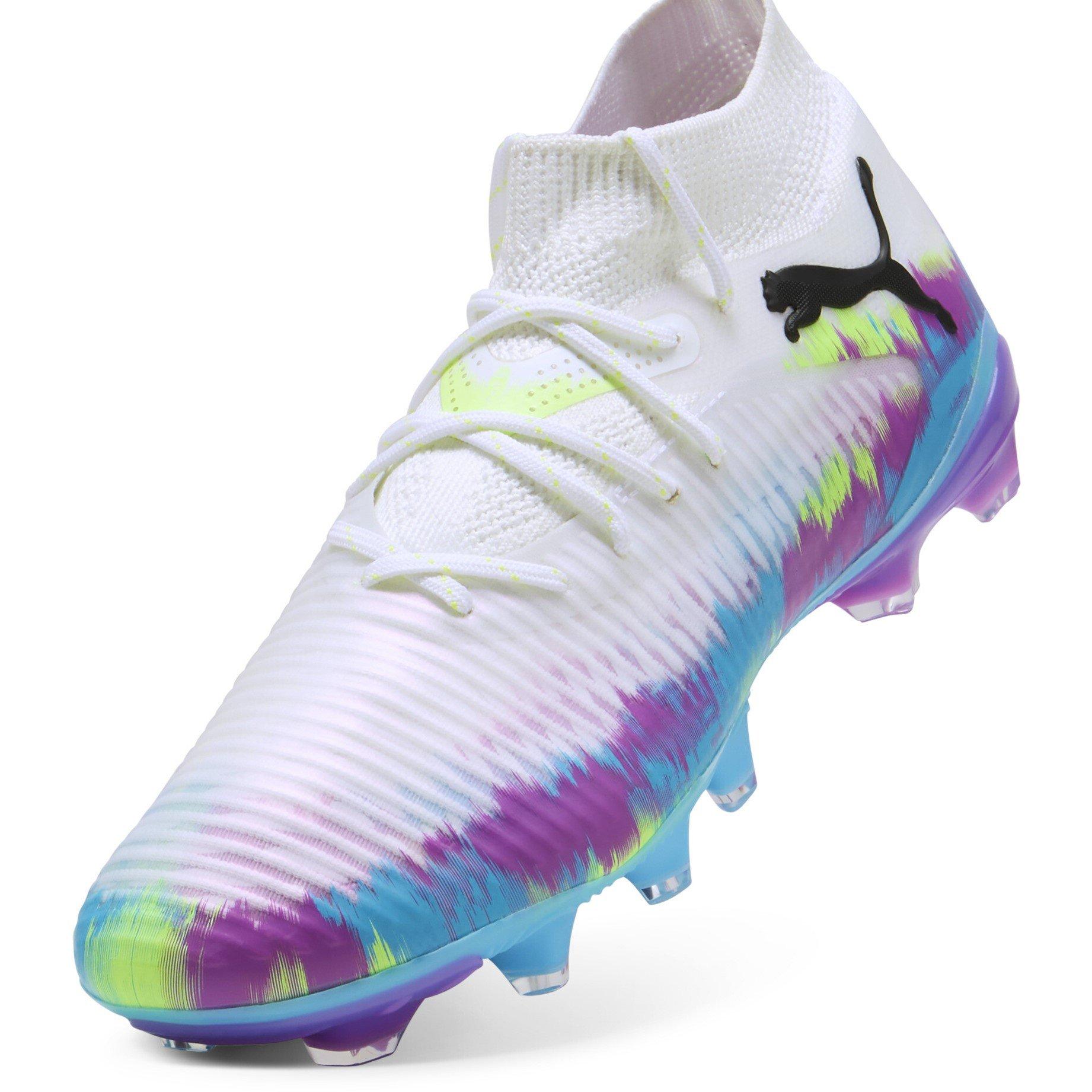 White/Multi - Puma - King Pro Light Up Womens Artificial Ground Football Boots - 6
