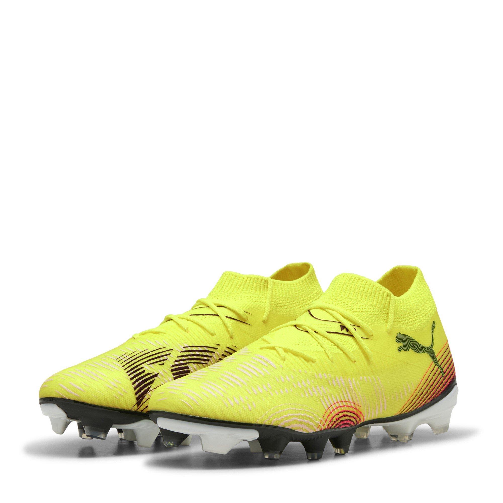 Puma Women's Future 8 Match Artificial Ground Football Boots - Yellow/Black - 6 (39)