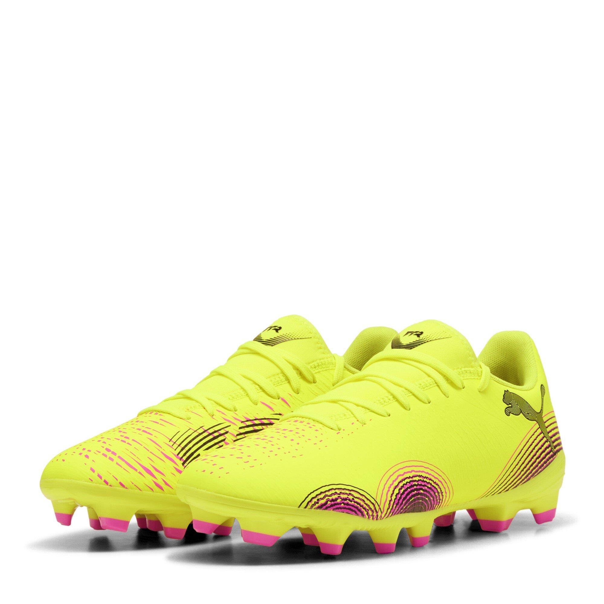 Puma Women's Future 8 Play Artificial Ground Football Boots - Yellow/Black - 7.5 (41)