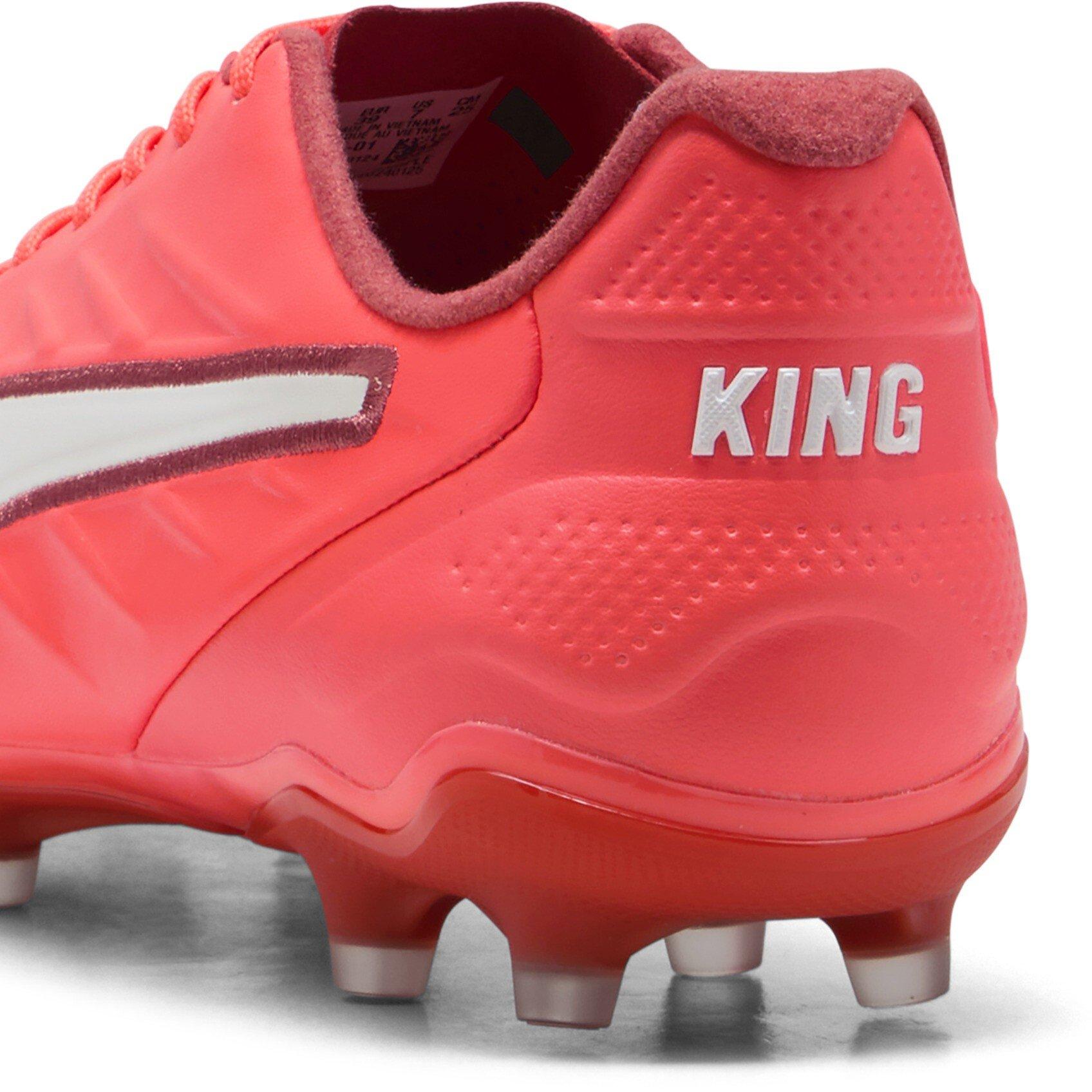 Glowing Red - Puma - King Pro Womens Firm Ground Football Boots - 5