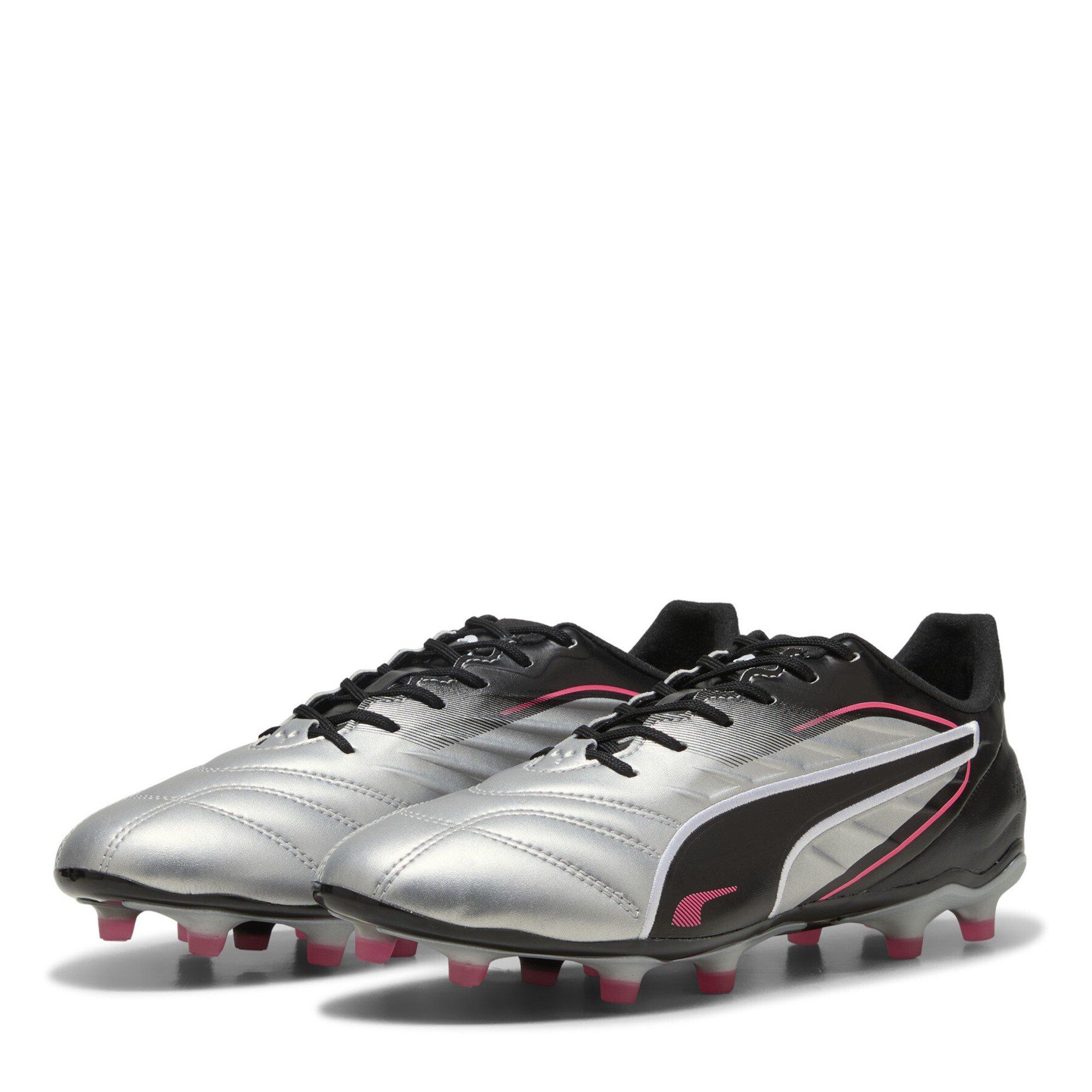 Zilver/Zwart - Puma - King Pro Womens Firm Ground Football Boots - 1