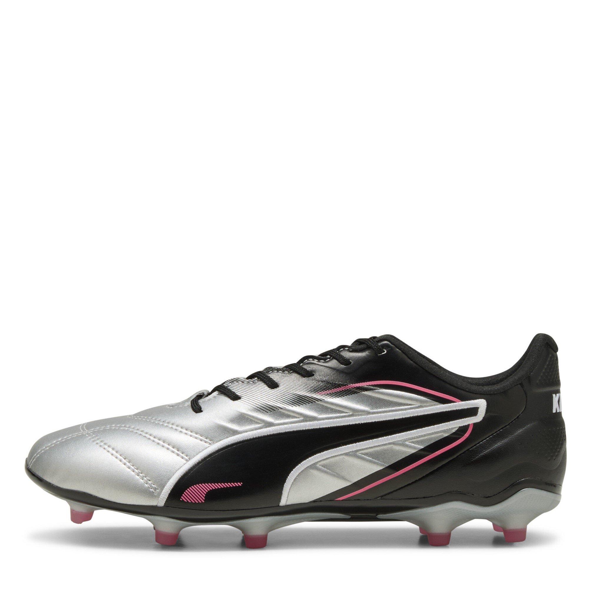 Argento/Nero - Puma - King Pro Womens Firm Ground Football Boots - 2