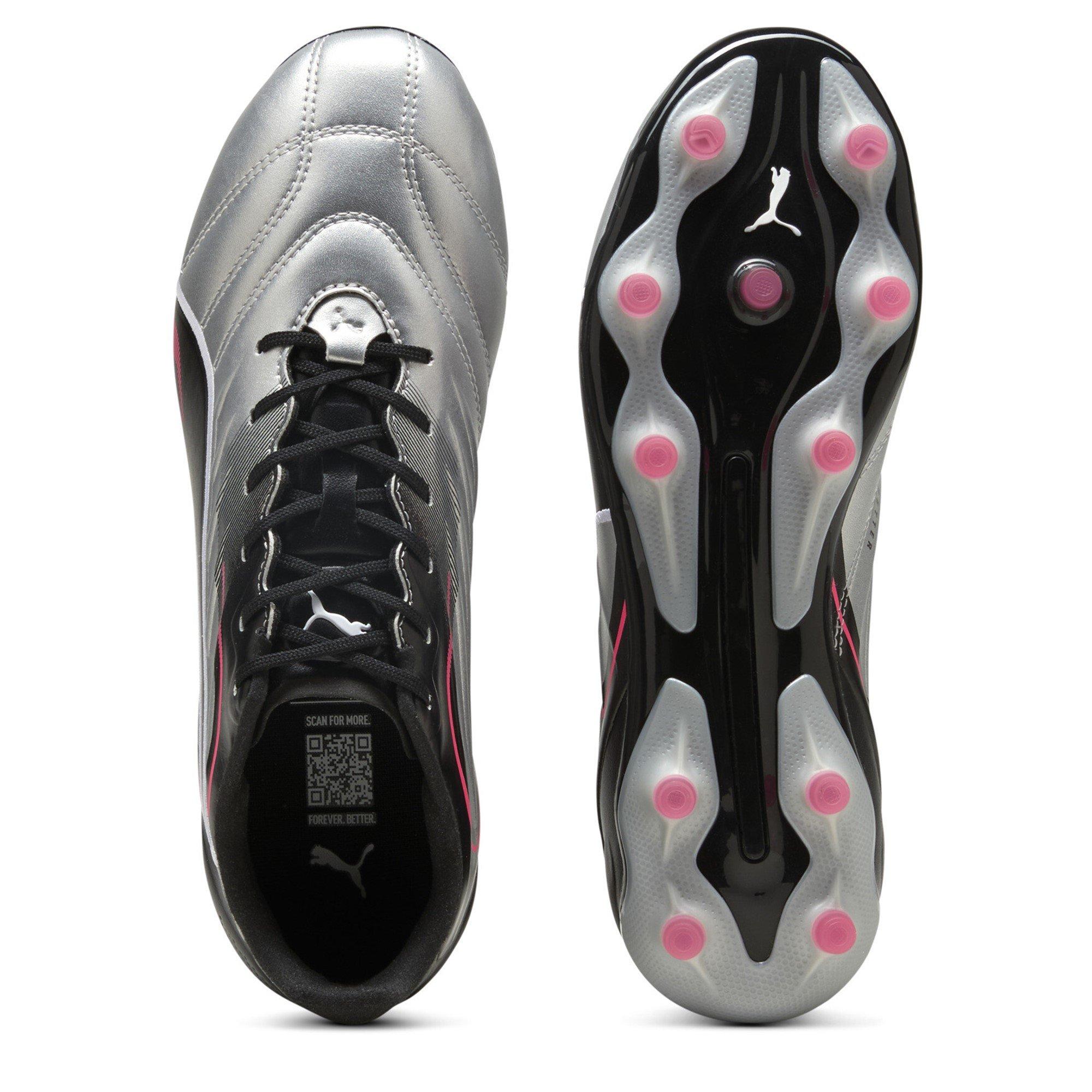 Argento/Nero - Puma - King Pro Womens Firm Ground Football Boots - 3