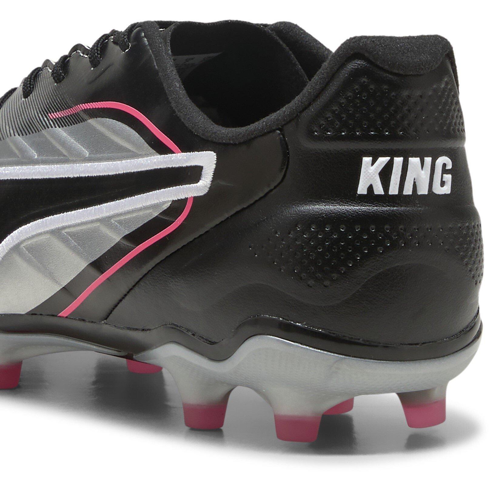 Argento/Nero - Puma - King Pro Womens Firm Ground Football Boots - 5