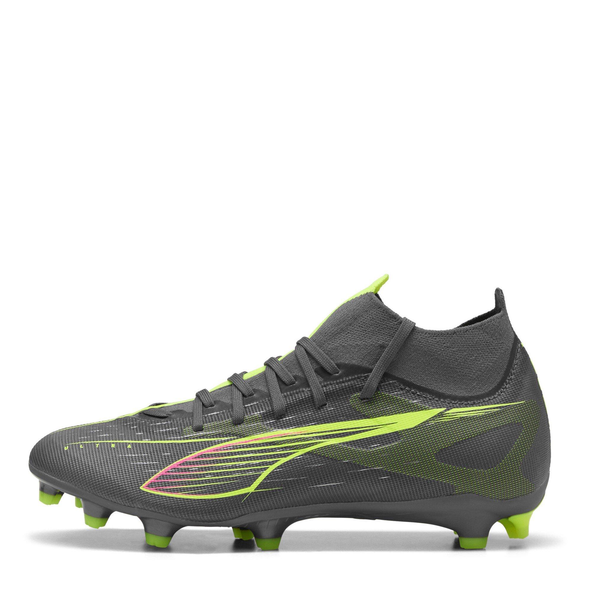 Argent/Jaune - Puma - ULTRA 5 MATCH+ Womens Firm Ground Football Boots - 2