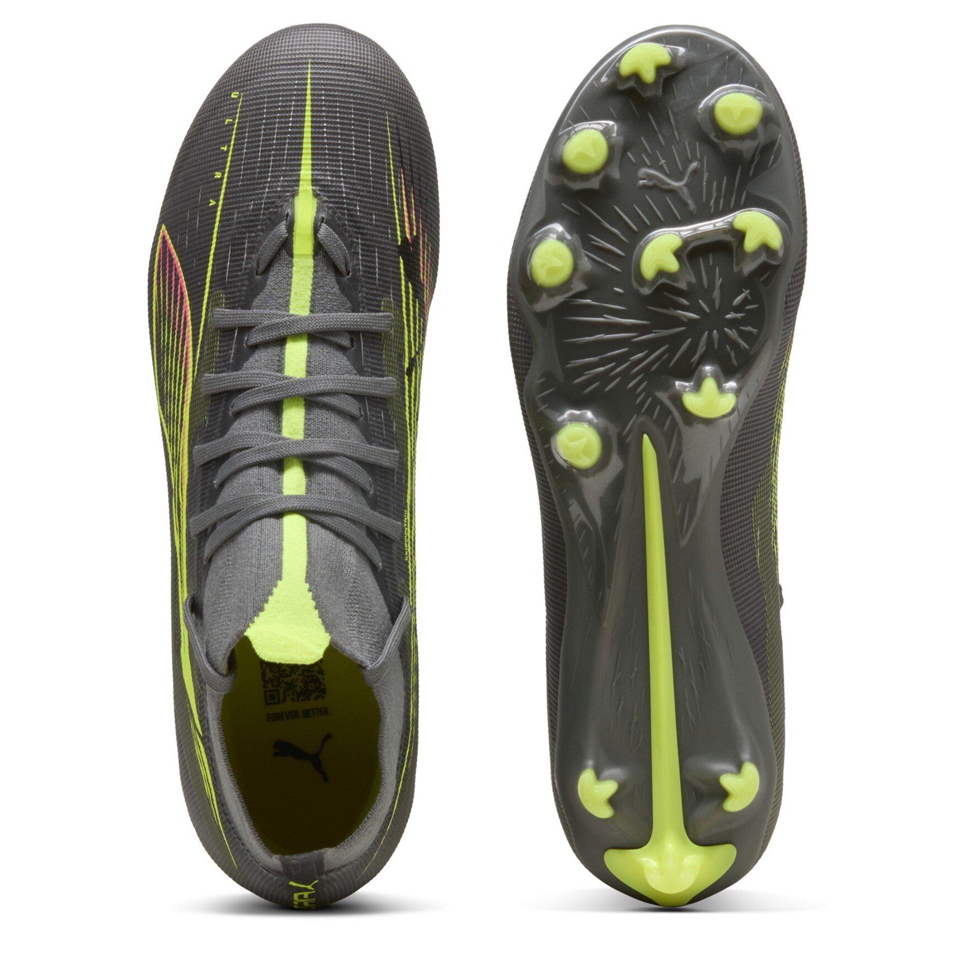 Argent/Jaune - Puma - ULTRA 5 MATCH+ Womens Firm Ground Football Boots - 3