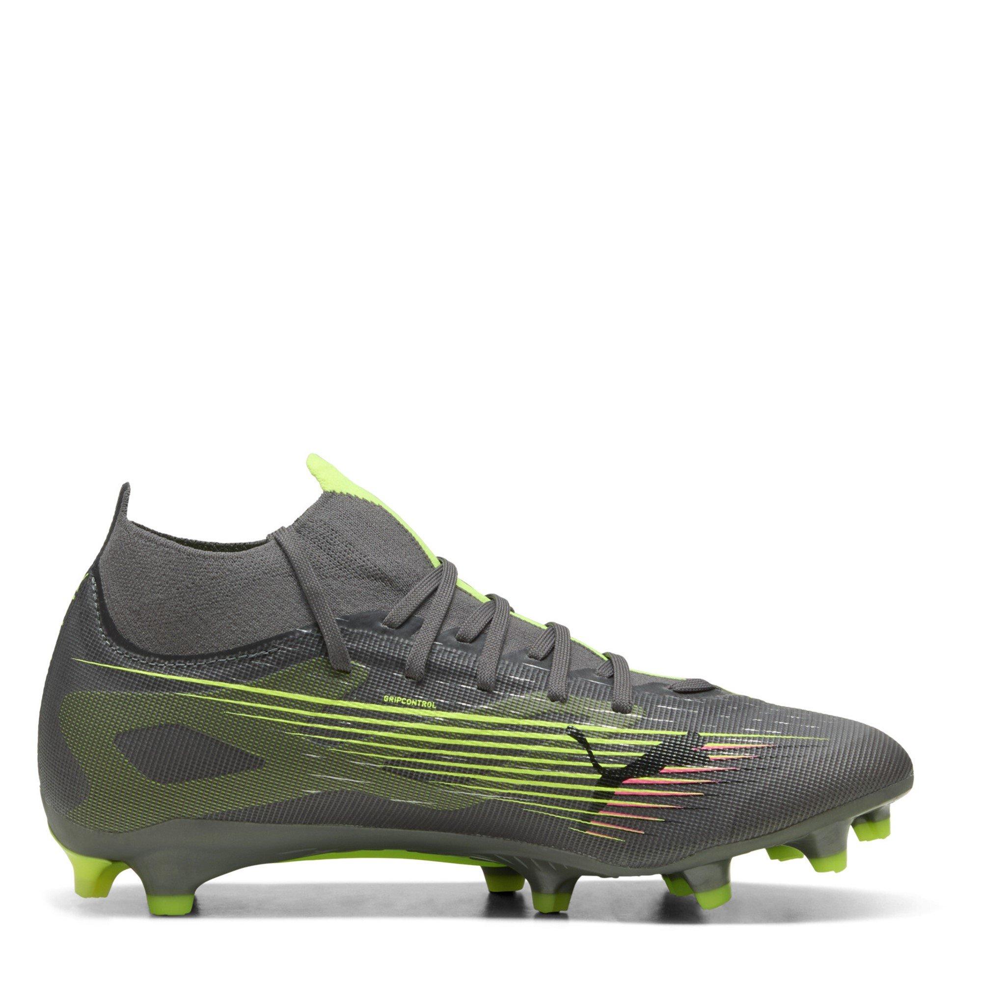 Argent/Jaune - Puma - ULTRA 5 MATCH+ Womens Firm Ground Football Boots - 4