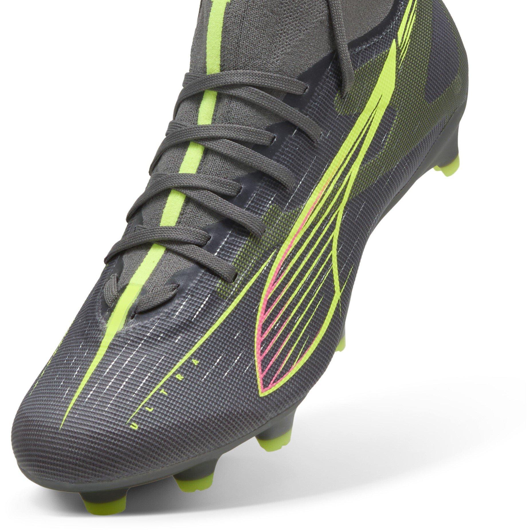 Argent/Jaune - Puma - ULTRA 5 MATCH+ Womens Firm Ground Football Boots - 6