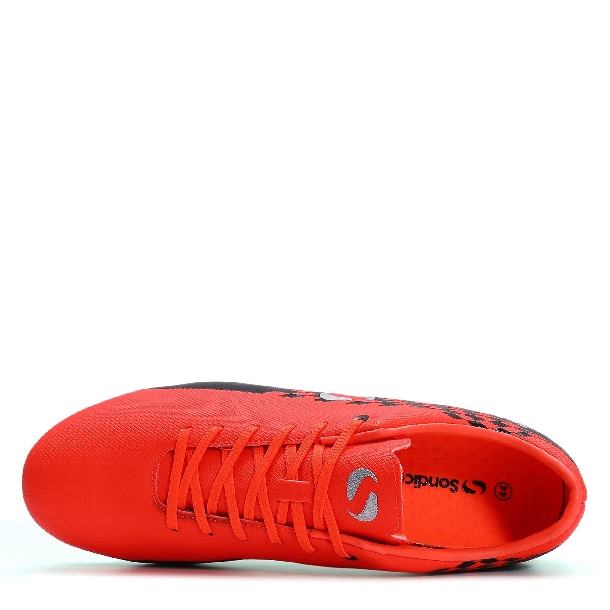 Orange/Black - Sondico - Firm Ground Football Boots - 3