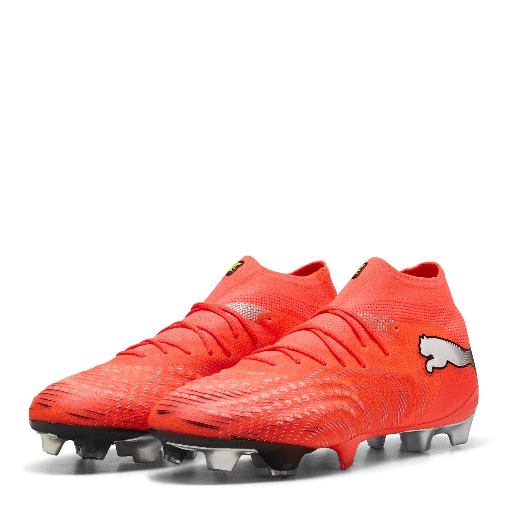 Puma Women's Future 9 Ultimate Firm Ground Football Boots - Red/Silver - 5 (38)