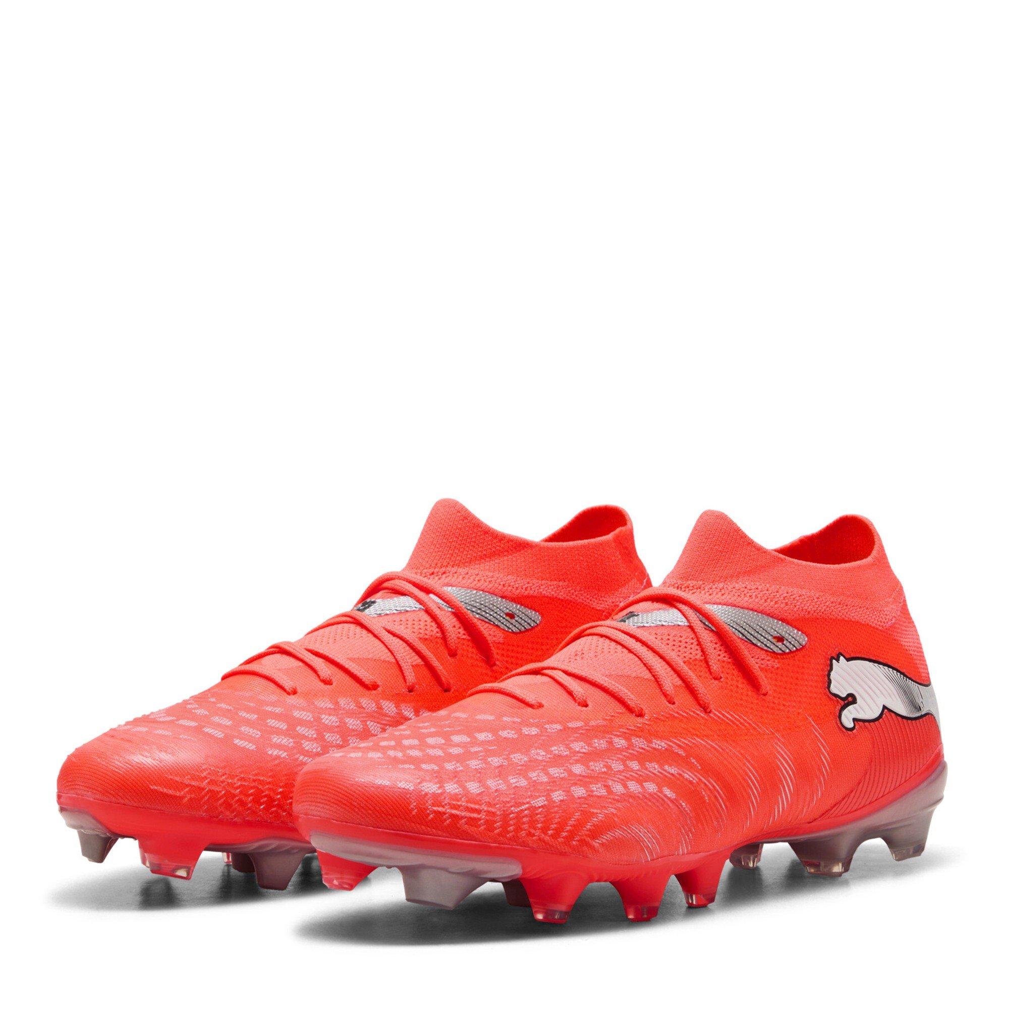 Puma Women's Future 9 Match Firm Ground Football Boots - Red/Silver - 6 (39)