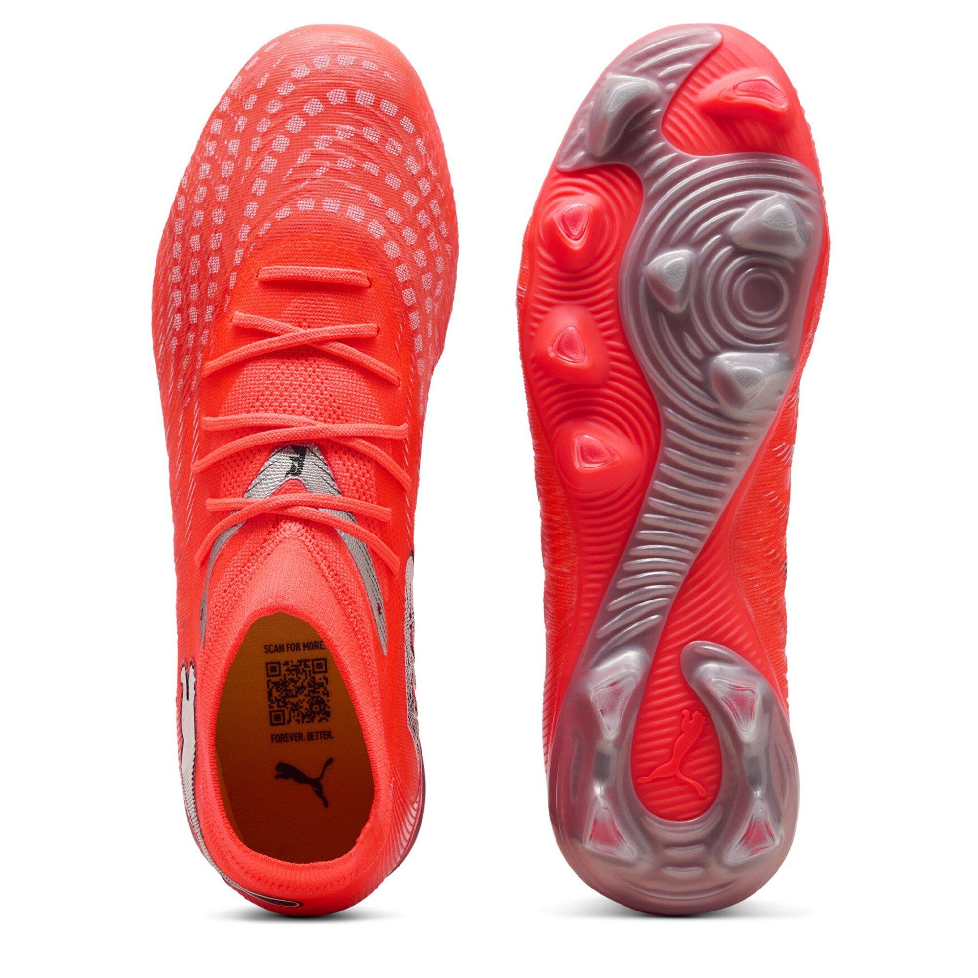 Red/Silver - Puma - PUMA Future 9 Match Firm Ground Football Boots - 3