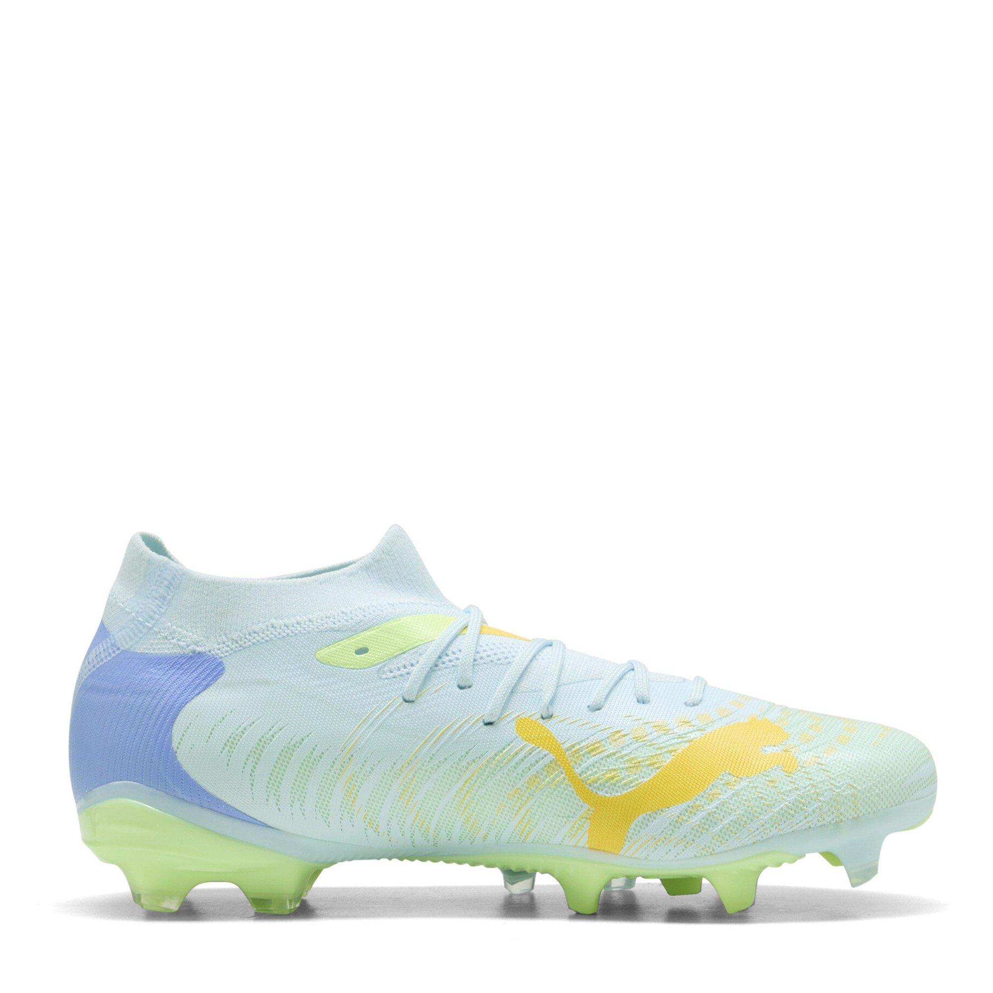 Ice/Yellow - Puma - Womens PUMA Future 9 Match Firm Ground Football Boots - 4