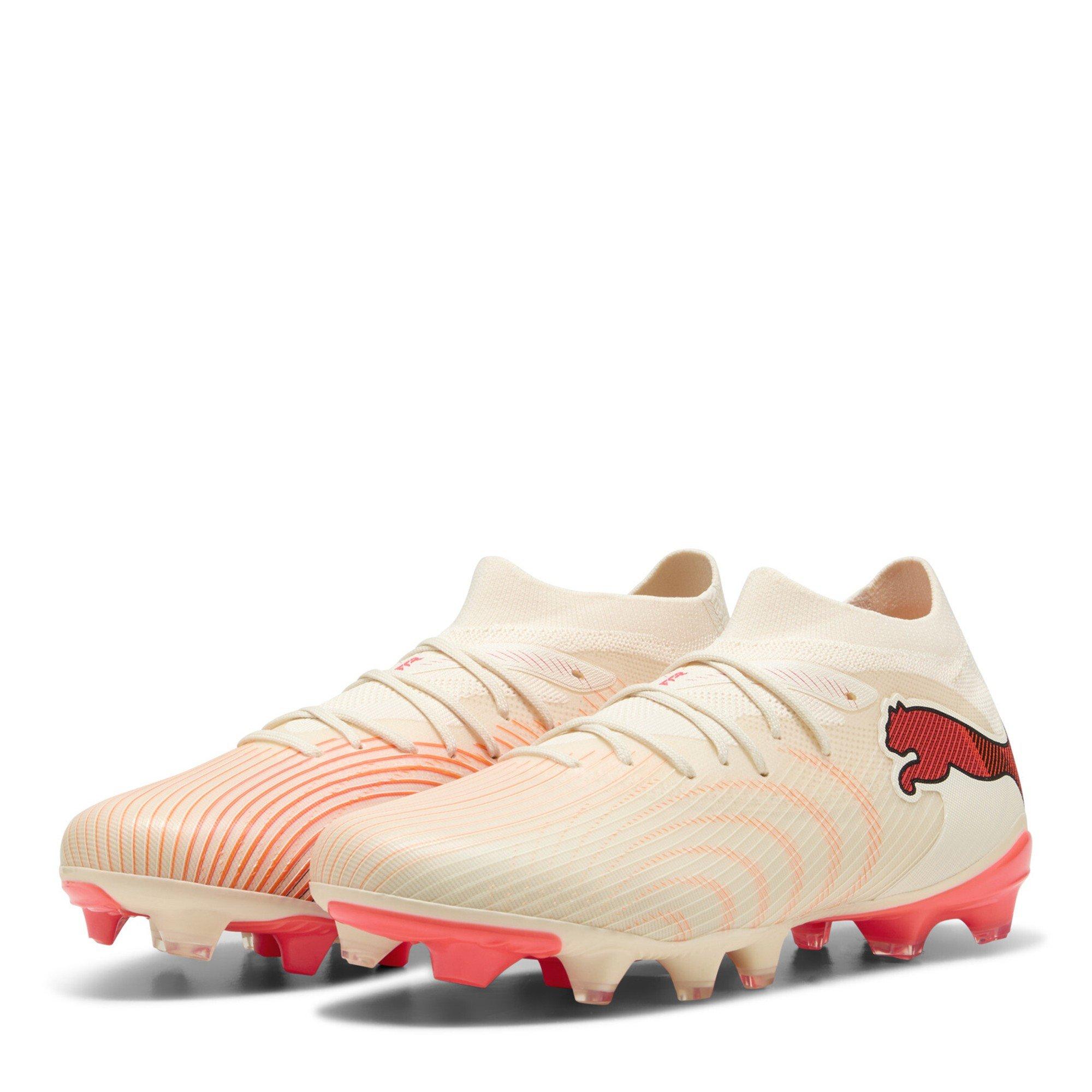 Puma Women's Future 9 Match Firm Ground Football Boots - Almond/Red - 4 (37)